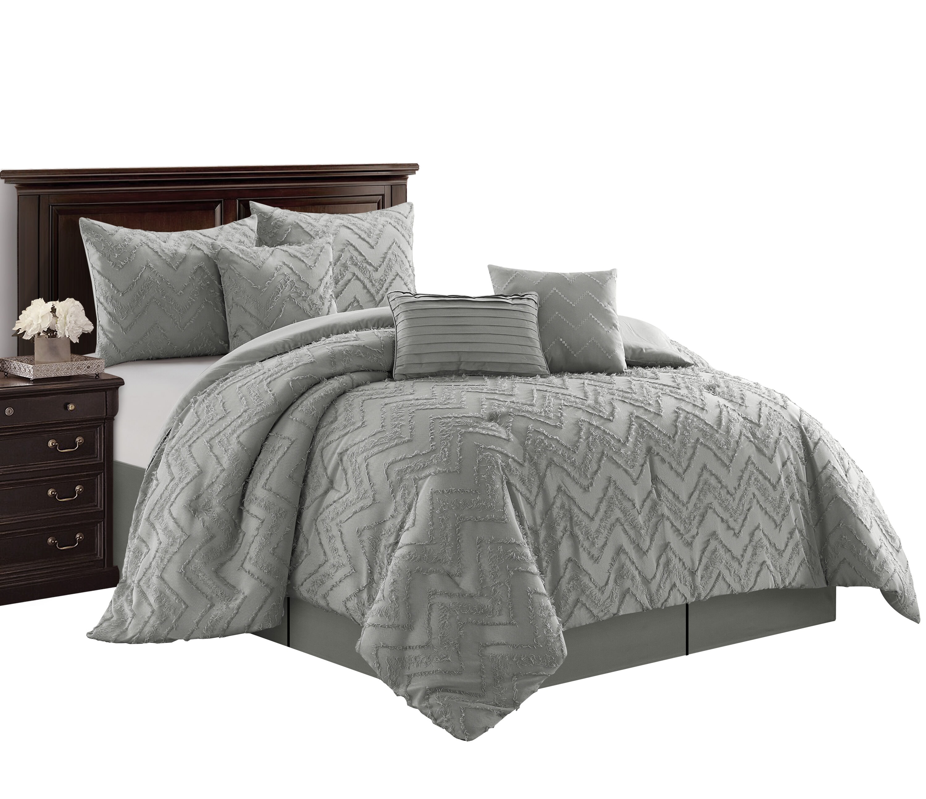 Nanshing FARISA7-Q-GRY bedding - View #4