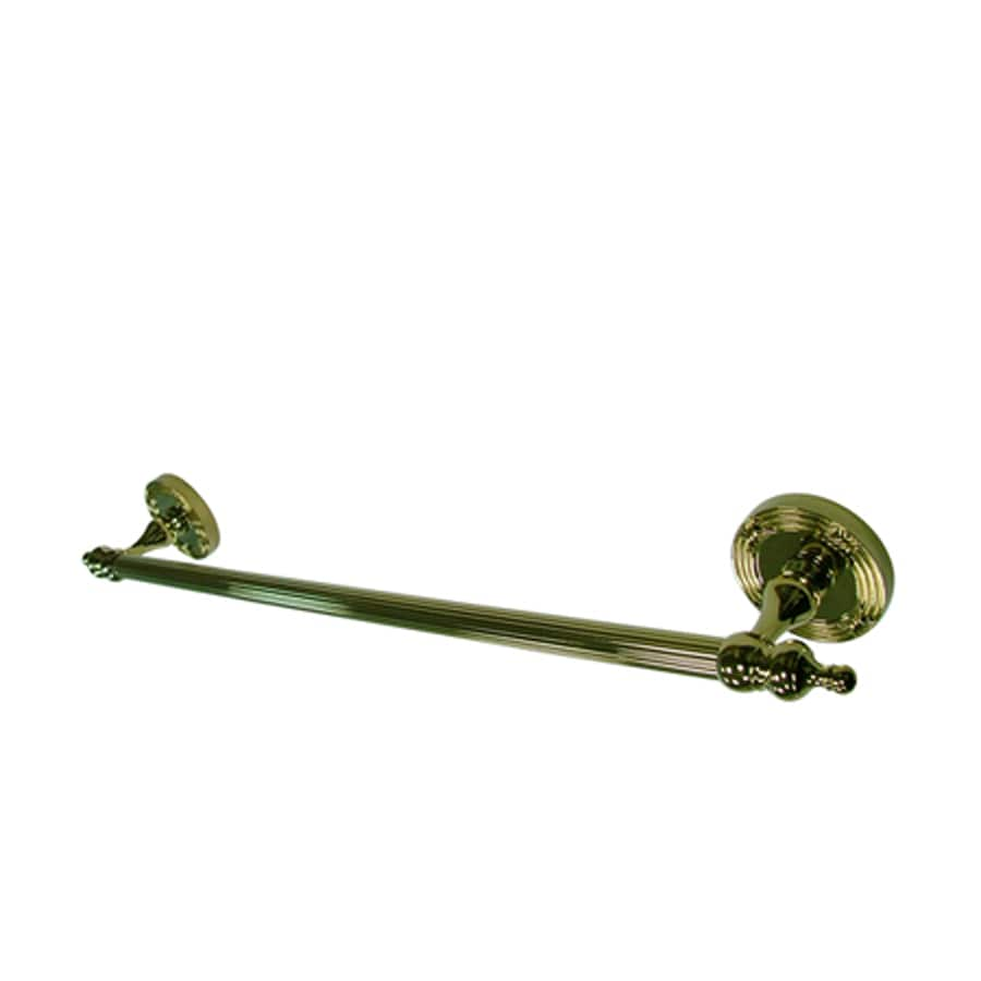 Kingston Brass Templeton 18-in Polished Brass Wall Mount Single Towel ...