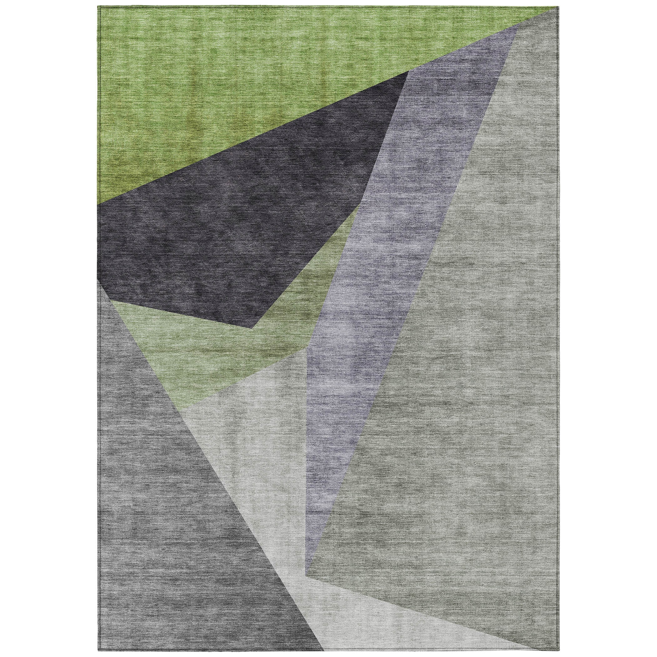 Addison Rugs ACN716SA5X8 Chantille ACN716SA 5 x 7 (ft) Polyester Sage Rectangular Indoor/Outdoor Geometric Machine washable Area rug