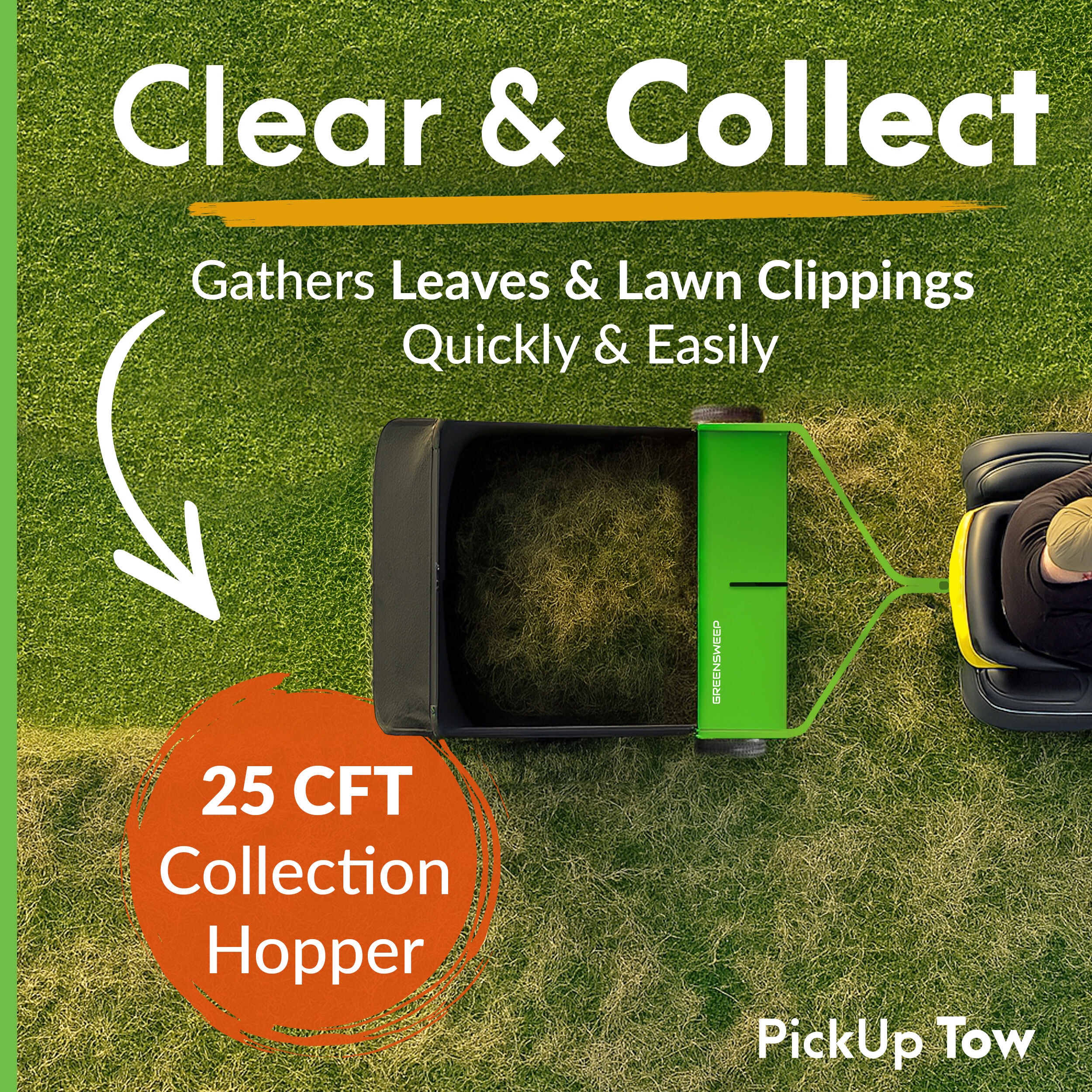GreenSweep GS-PPTOW lawnsweeper - View #2