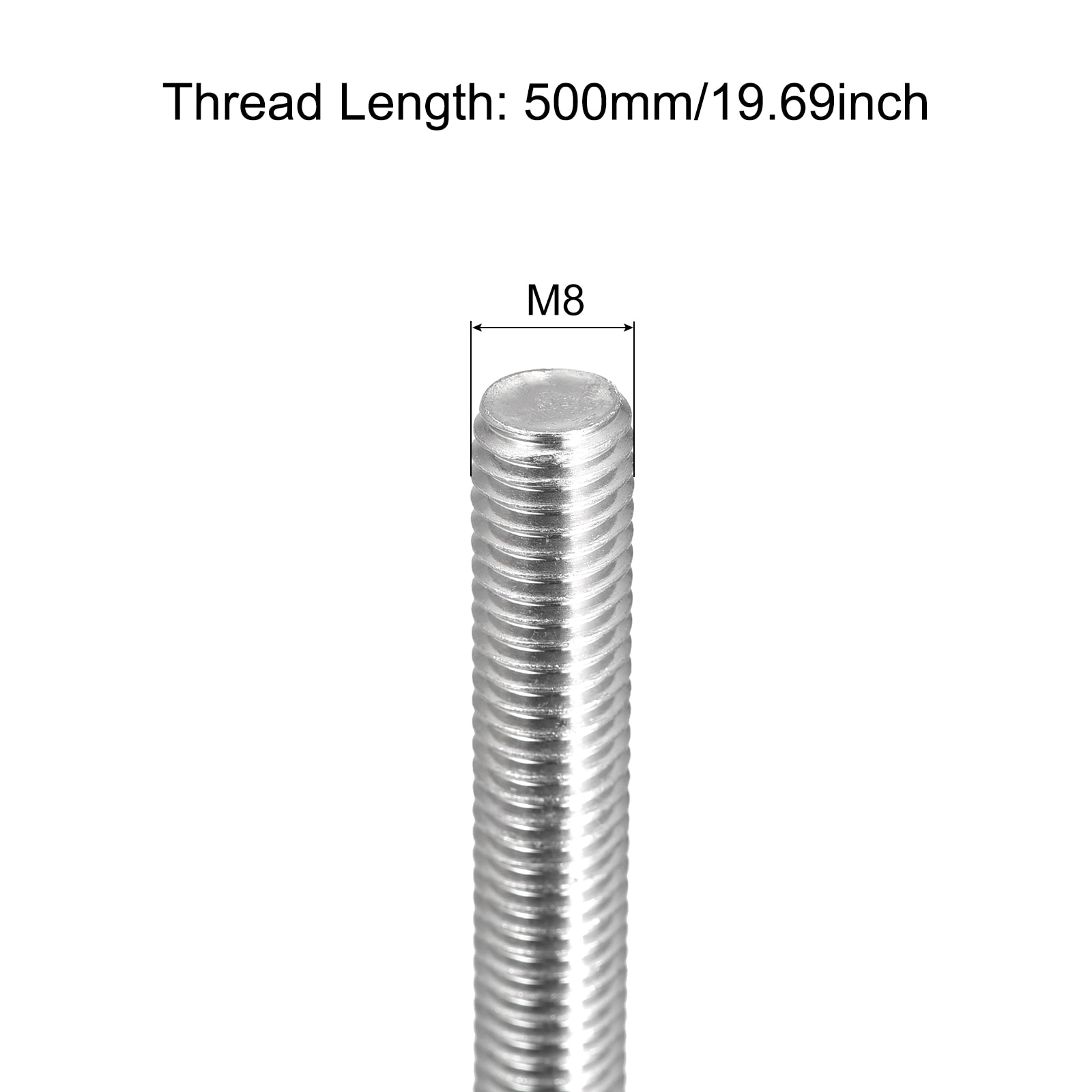 Unique Bargains S25072801UX0503 Threaded-Rod - View #2
