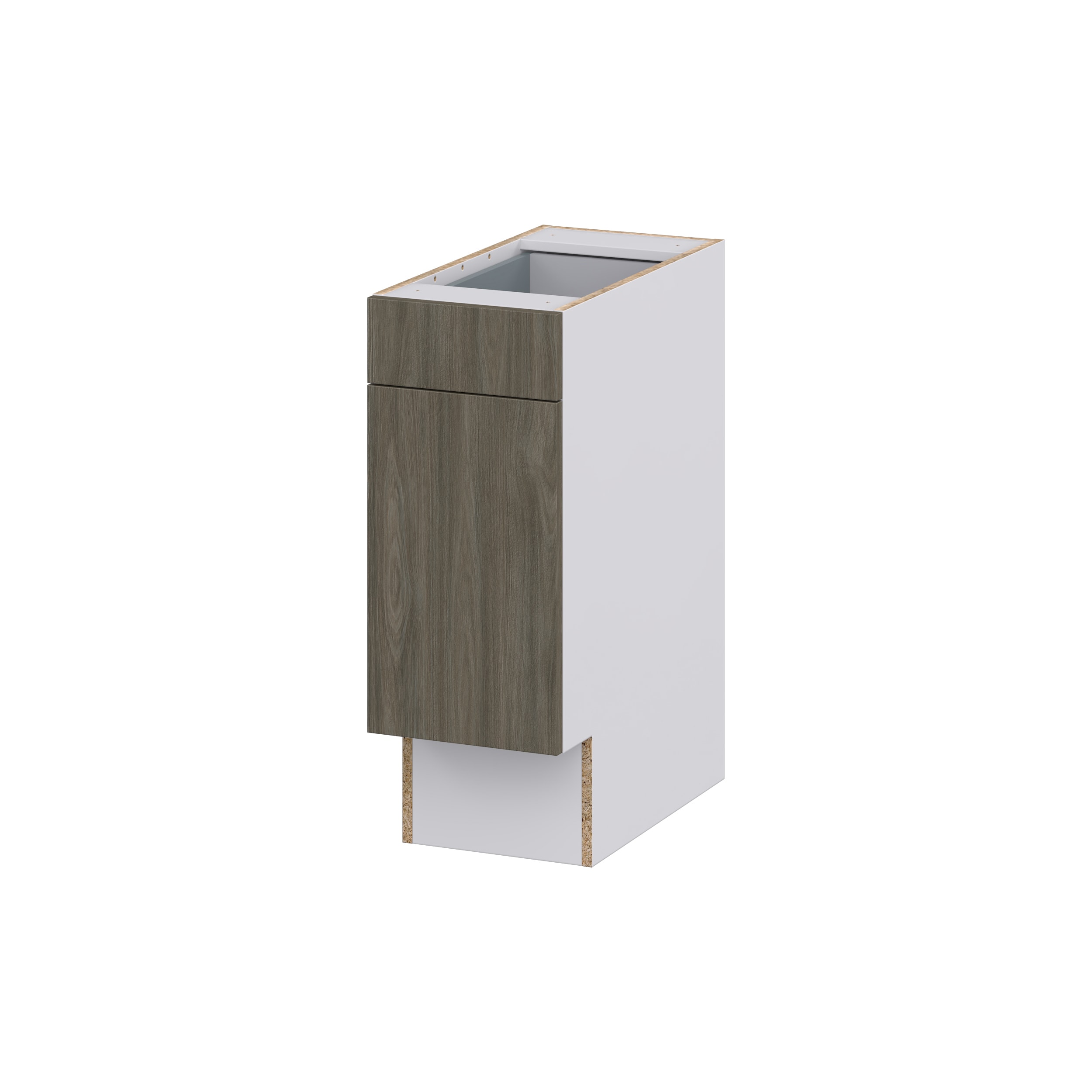 Hugo&Borg DSB12ADA(L/R)-SA Savane 12-in W x 34.5-in H x 25-in D Textmel Base Fully assembled Cabinet (Flat Panel Slab)