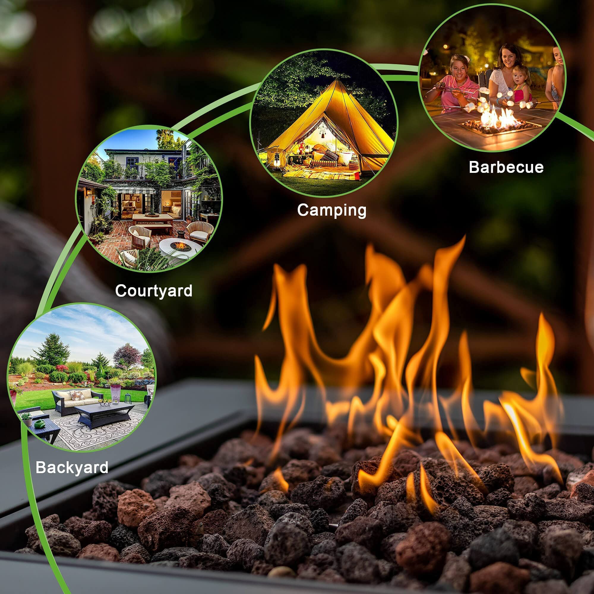 Miki Shinly HYMY-28WK-03MI Outdoor-Gas-Firepits - View #4