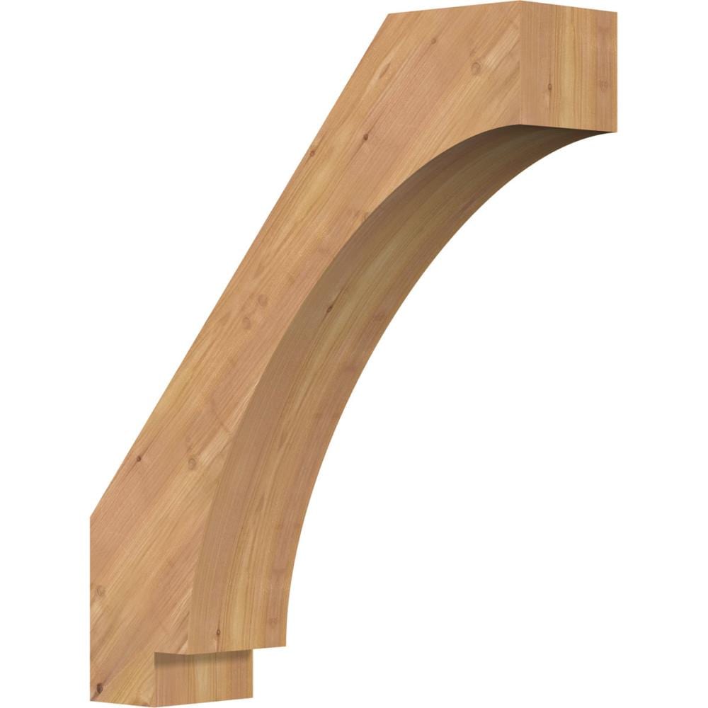 Ekena Millwork BRC06X22X26IMP00SWR 5-1/2-in x 22-in x 26-in Western Red Cedar Unfinished Wood Imperial Smooth Knee Brace