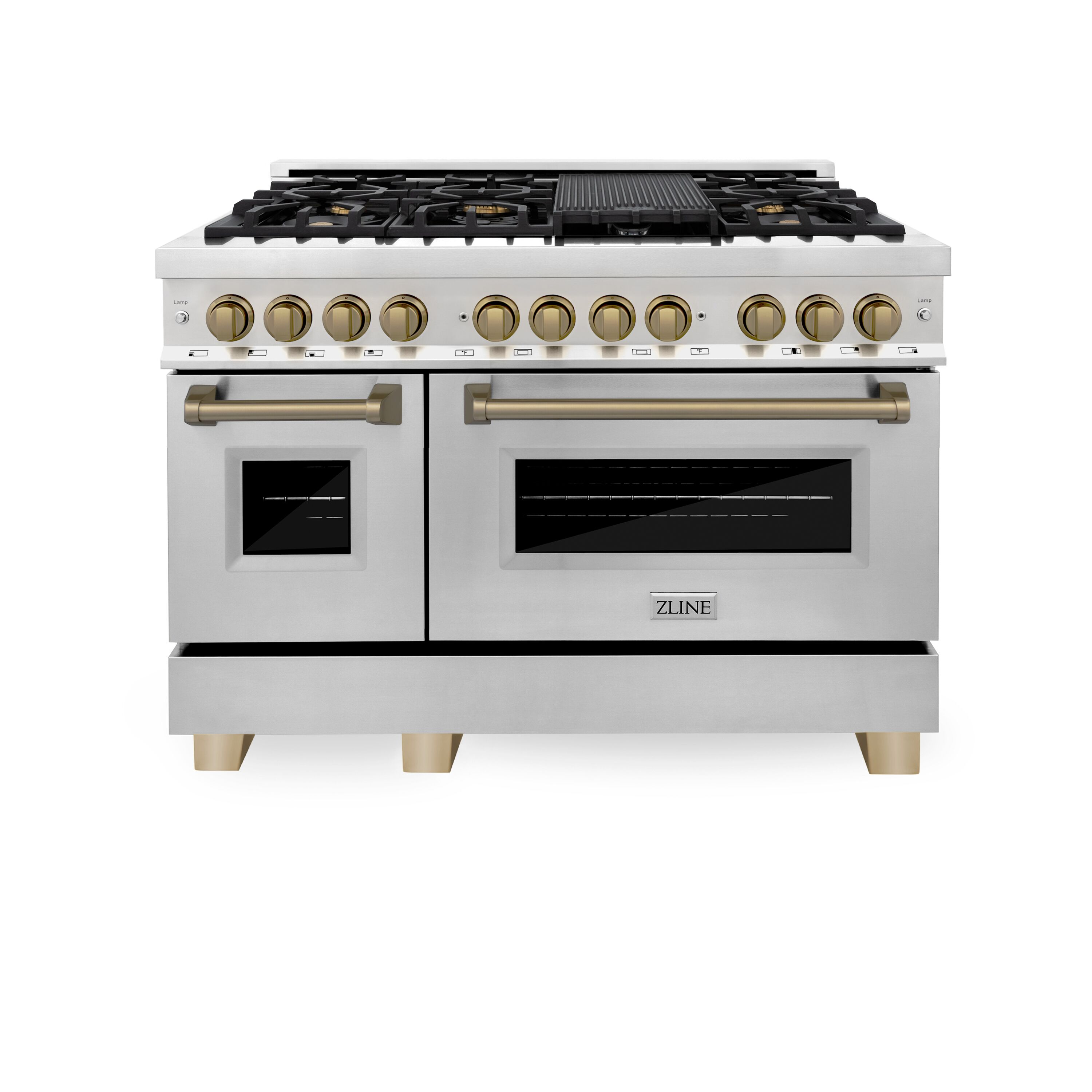 ZLINE KITCHEN & BATH RAZ-48-CB Double-Dual-Fuel-Ranges - View #2