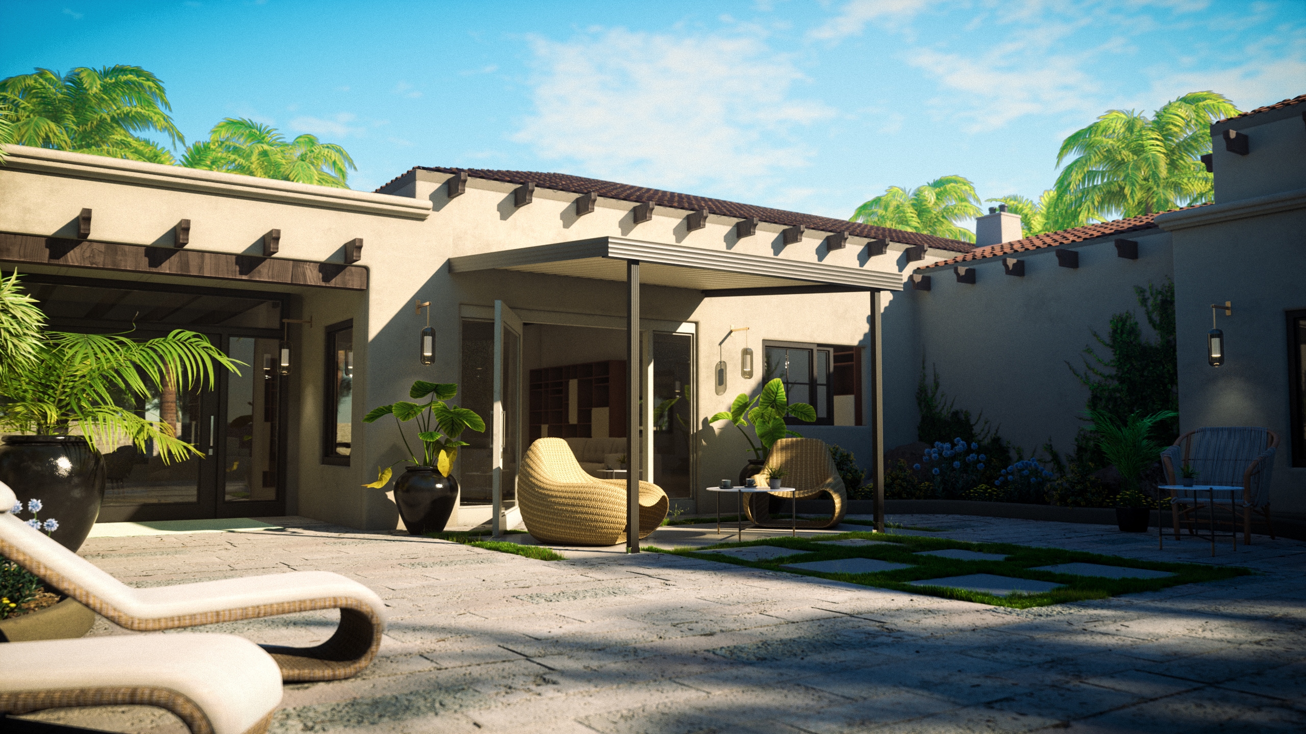 Four Seasons OLS 12520I2420812 TWV 8-ft x 12-ft Dark Bronze Frame/Ivory Roof Aluminum Patio cover ( 20-lb )