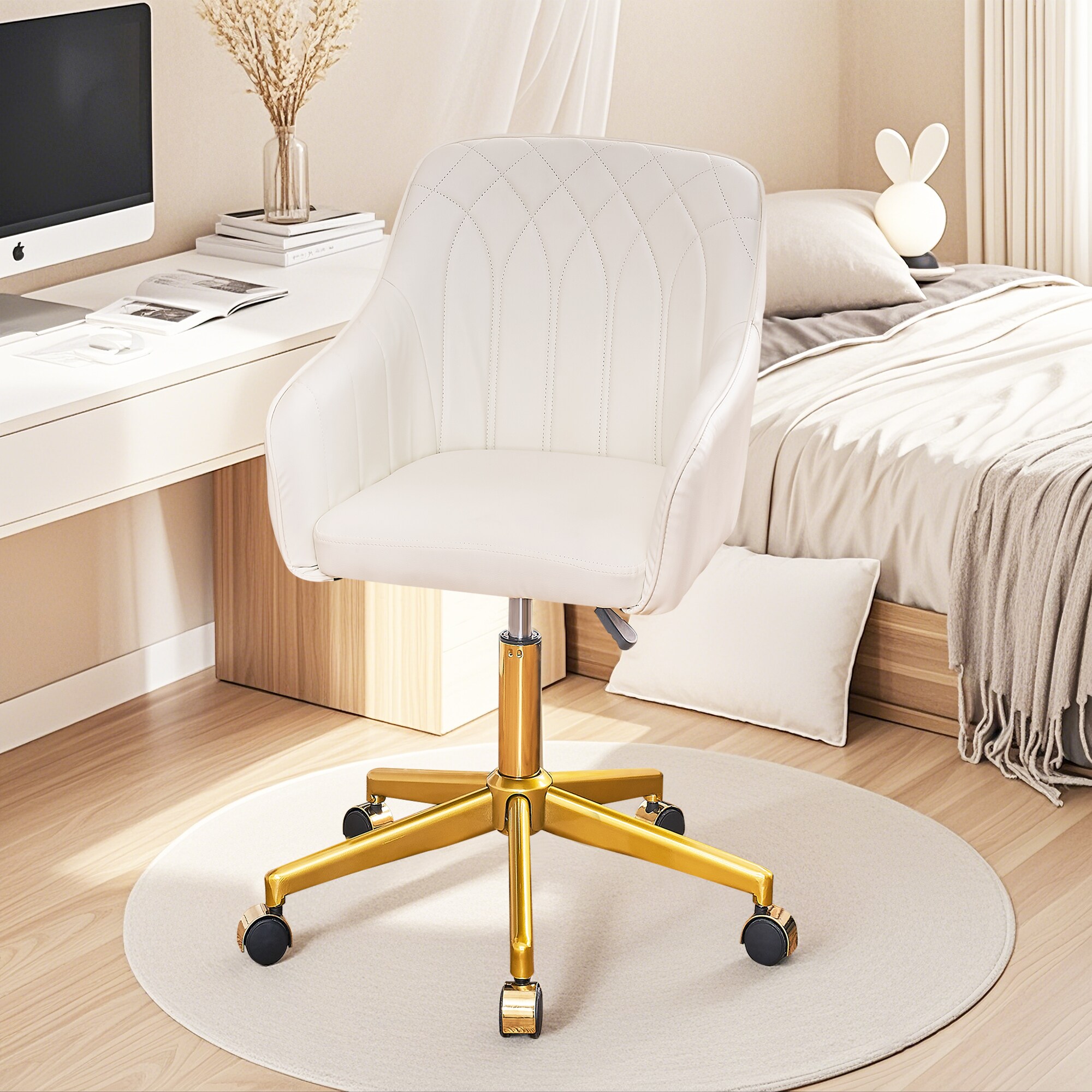 Vecelo LOE-CC15-WHE Office-Chairs - View #4