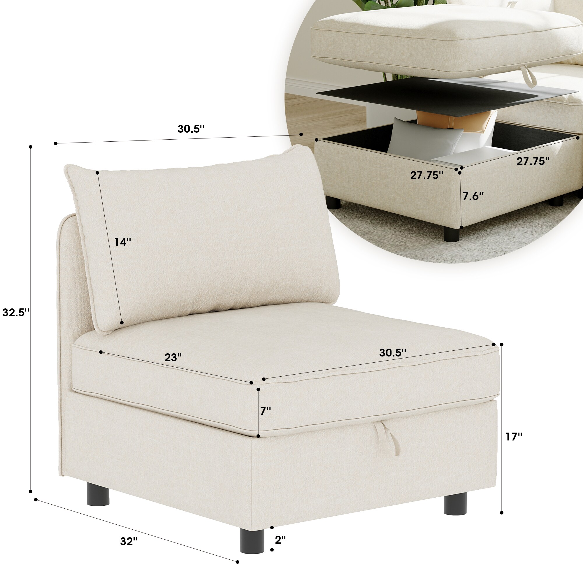 JPJPUU QCSCT-18-1 Sofas-Loveseats - View #2