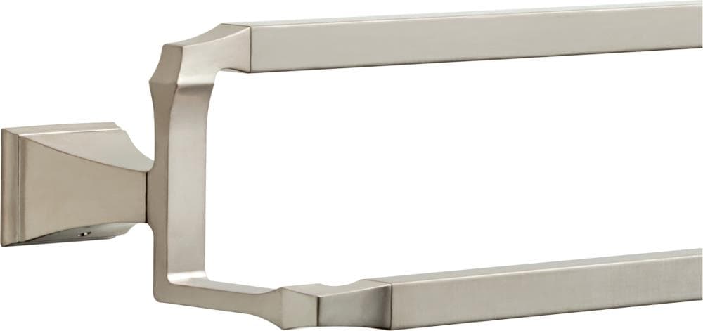 Delta Dryden 24 In Stainless Double Towel Bar At Lowes Com   64622020 