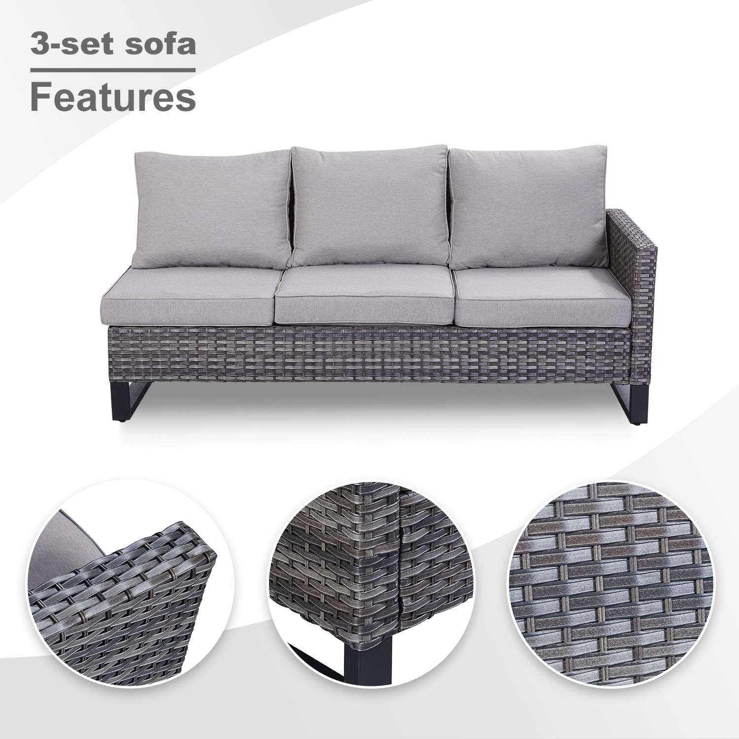 Rilyson FS066-3 Patio-Sofas-Daybeds - View #2