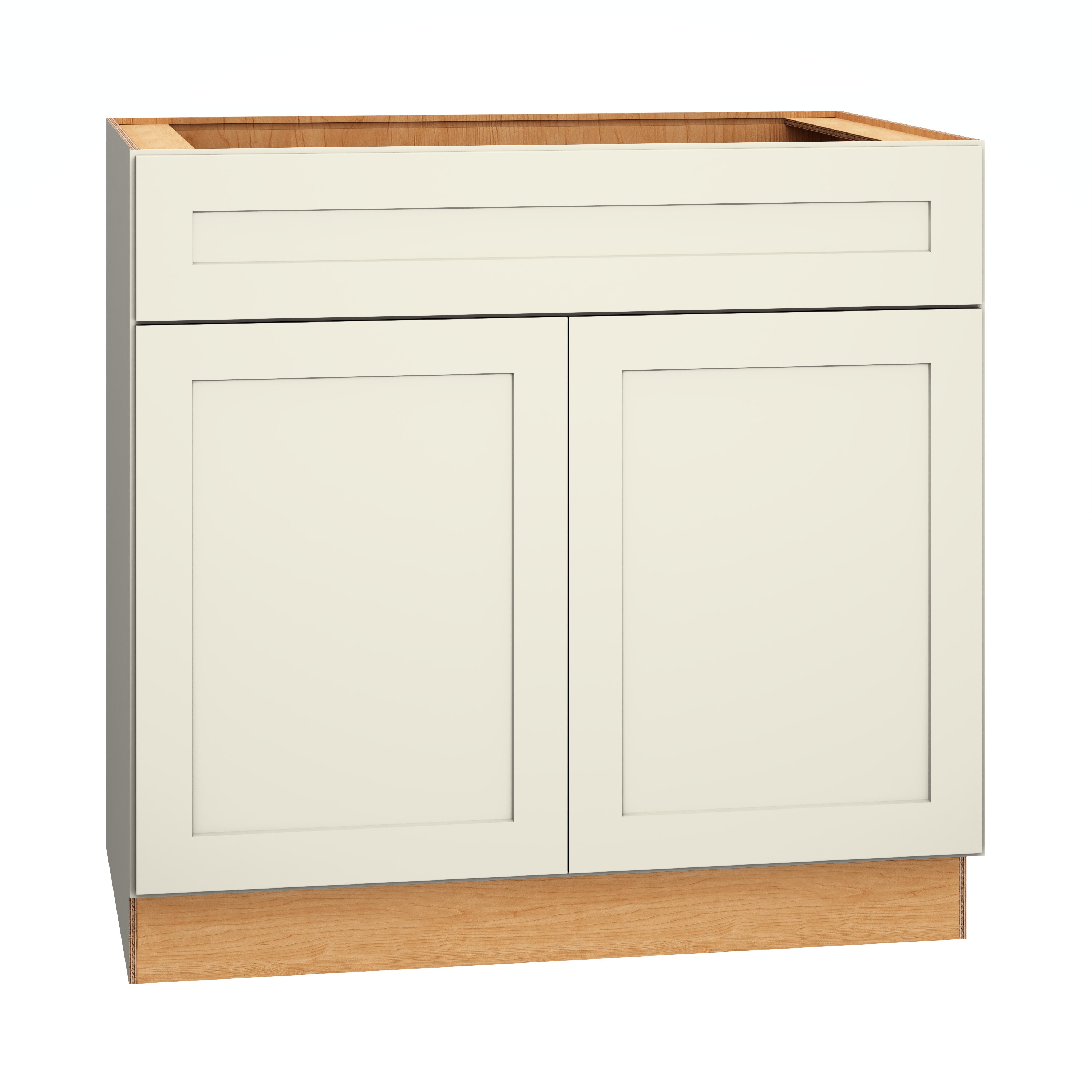 Diamond Express 61B-SB36 Jamestown 36-in W x 34.5-in H x 24-in D Steam Sink Base Fully assembled Plywood Cabinet (Recessed Panel Shaker)