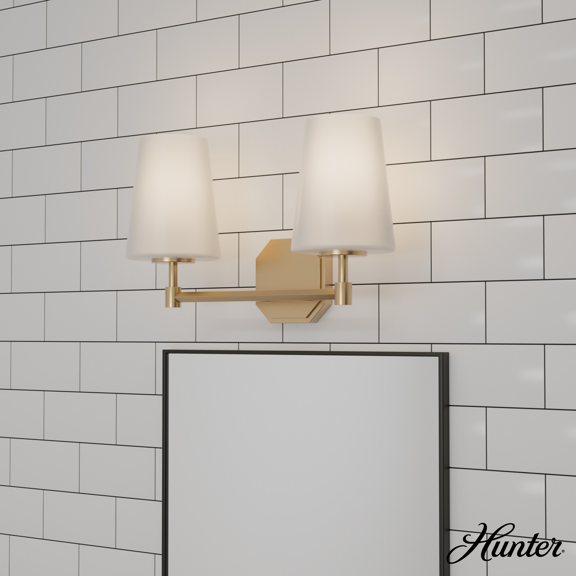 Nolita Alturas Gold 16" Outdoor Dimmable Vanity Light