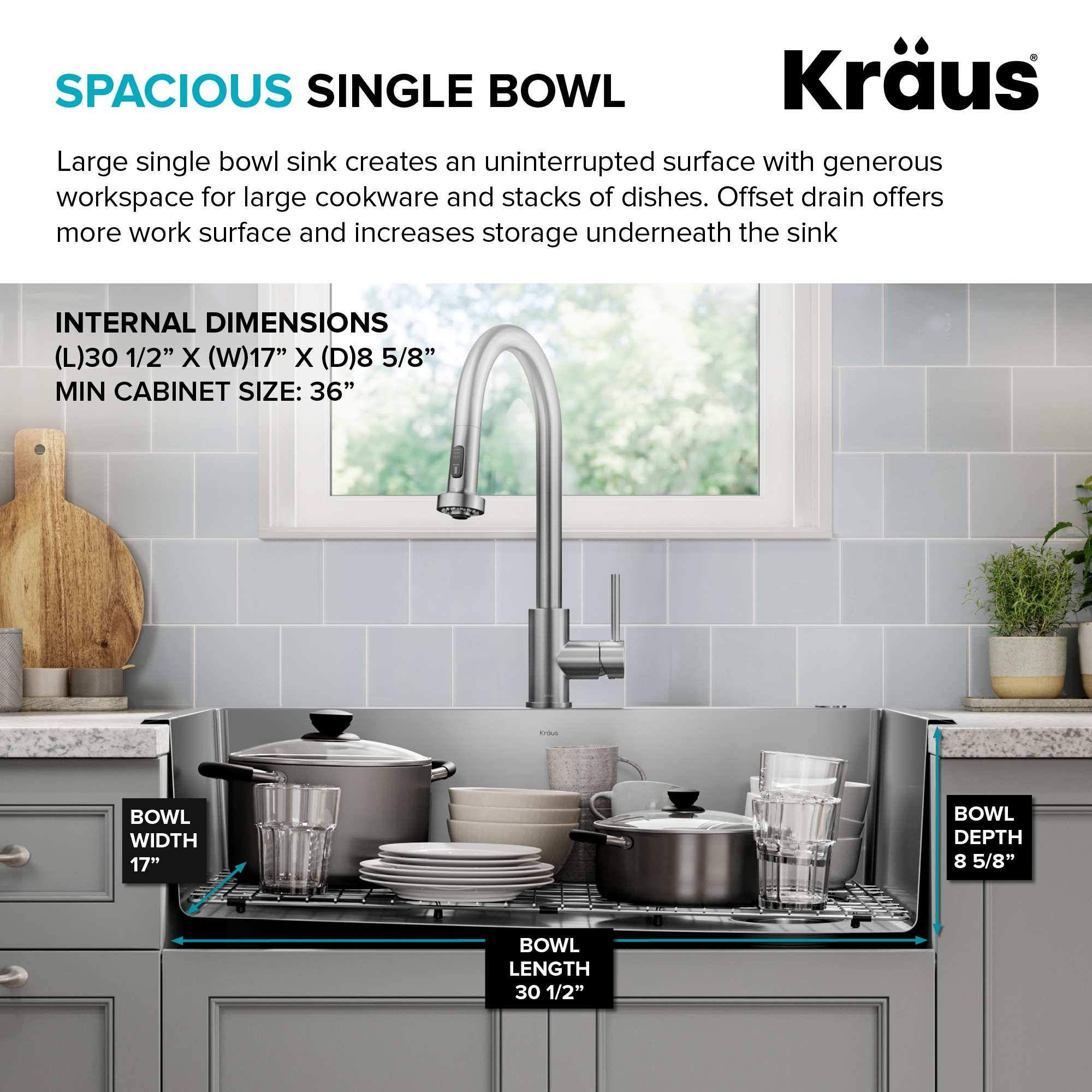 Kraus KHT640-33 Kitchen-Sinks - View #9