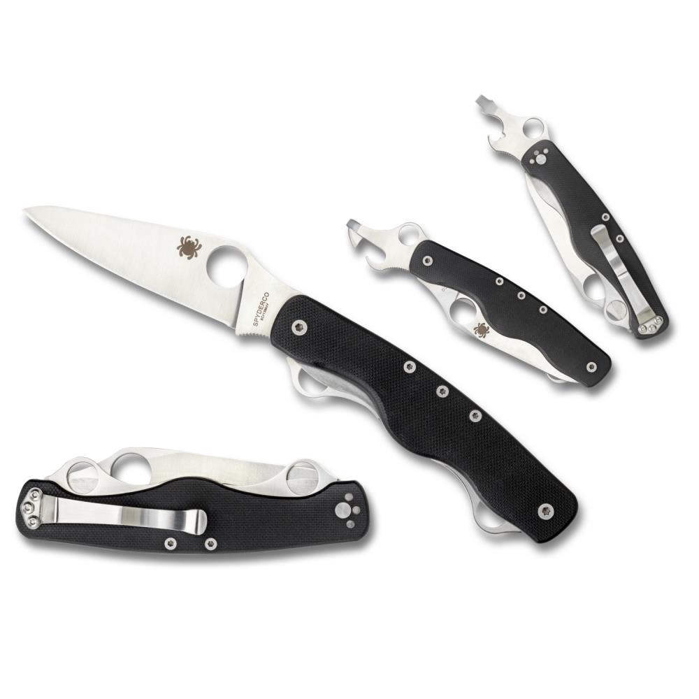 Spyderco C208GP 3.5-in Stainless Steel Sheeps Foot Pocket Knife