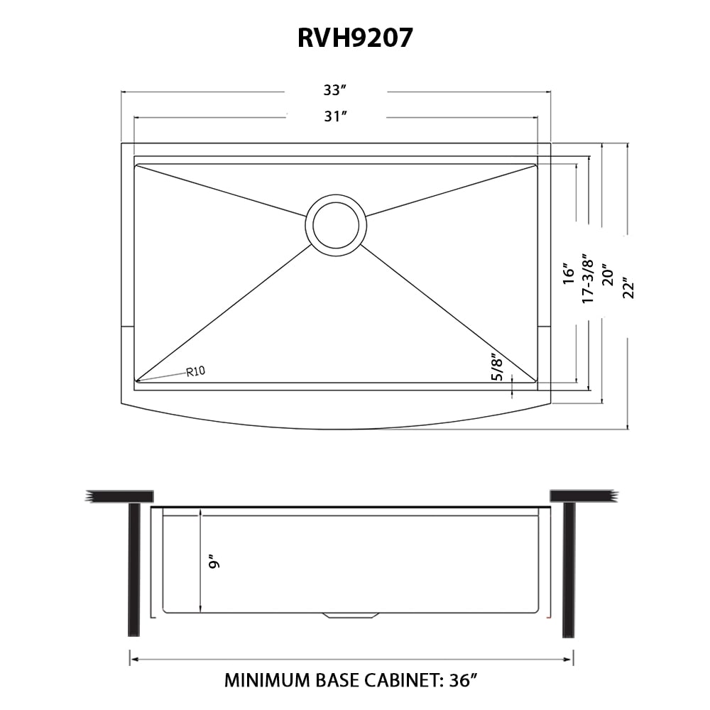 Ruvati RVH9207GG Kitchen-Sinks - View #11