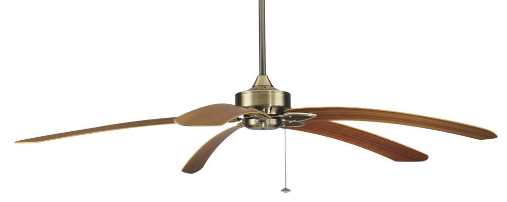 Fanimation Windpointe 52-in Antique Brass Indoor Ceiling Fan (5-Blade ...