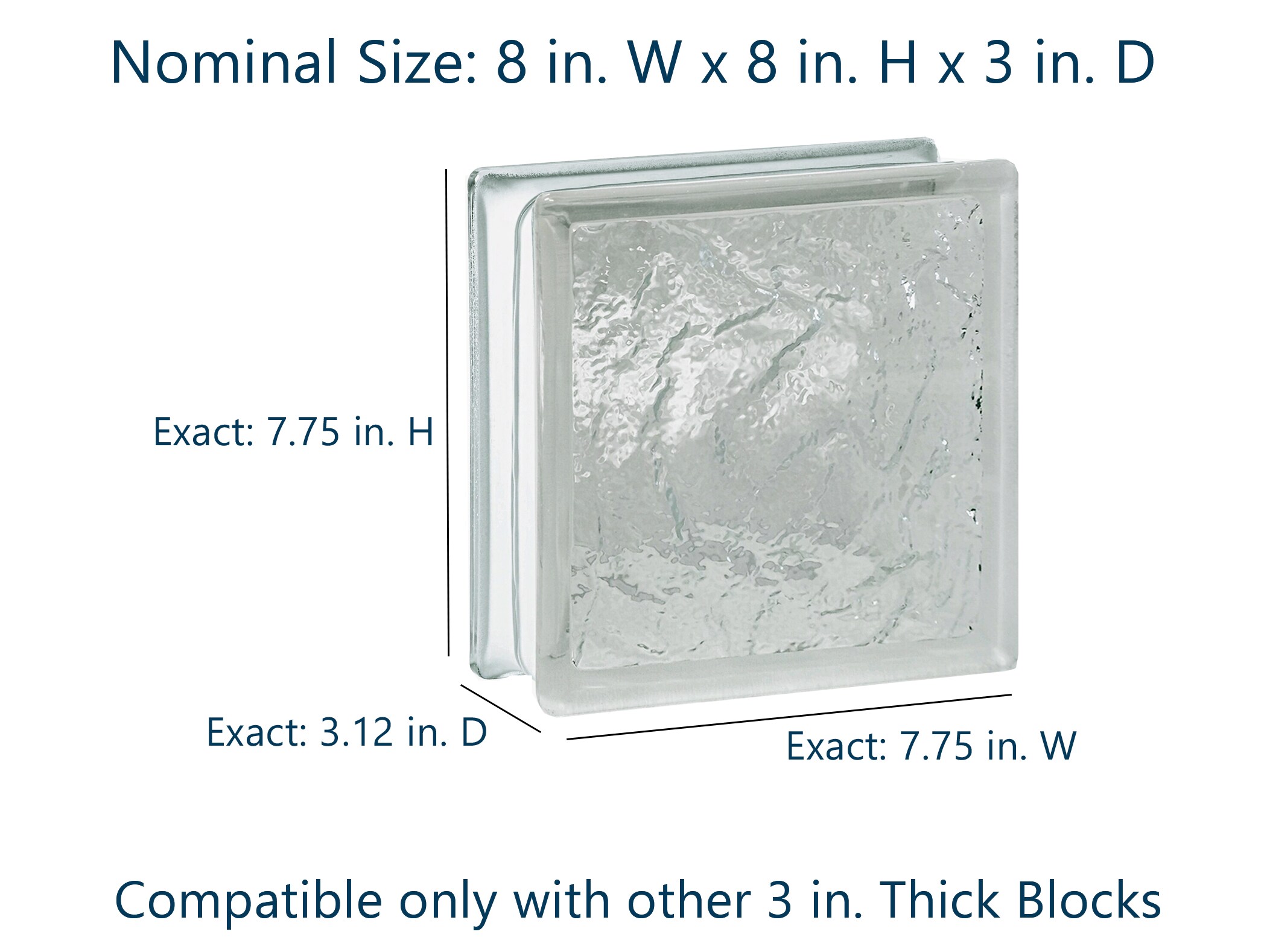 REDI2SET GBI883 Glass-Block - View #2