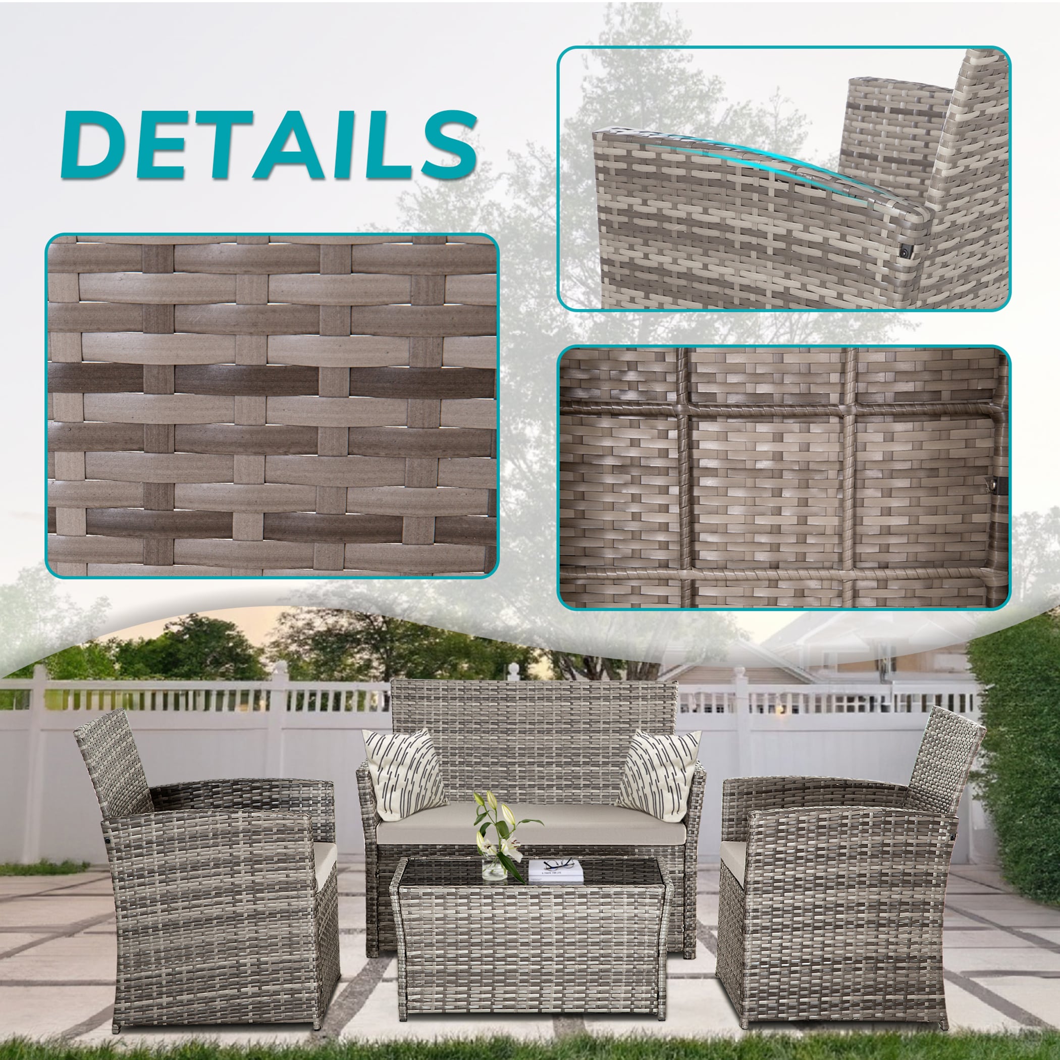 EarlGrove LS-ZJ003GYGY Patio-Conversation-Sets - View #6