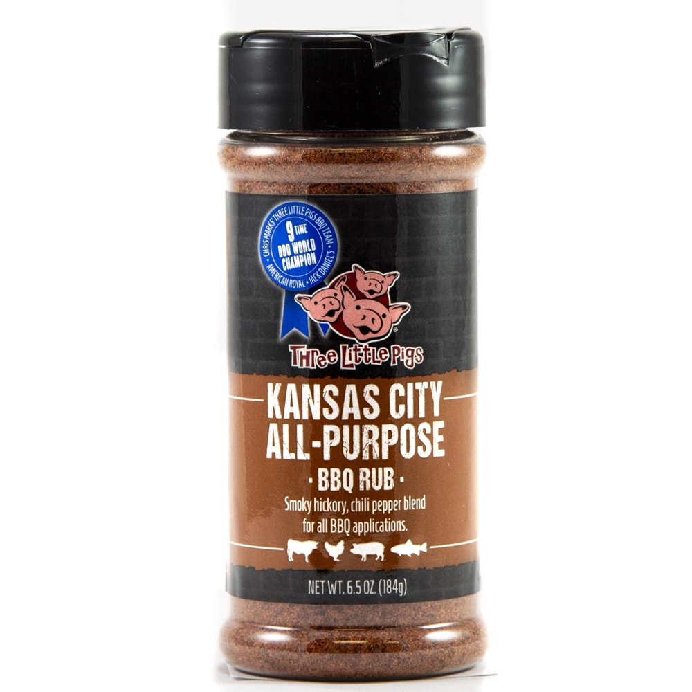Three Little Pigs  Kansas City All-Purpose BBQ Rub 6.5 oz 1 pk