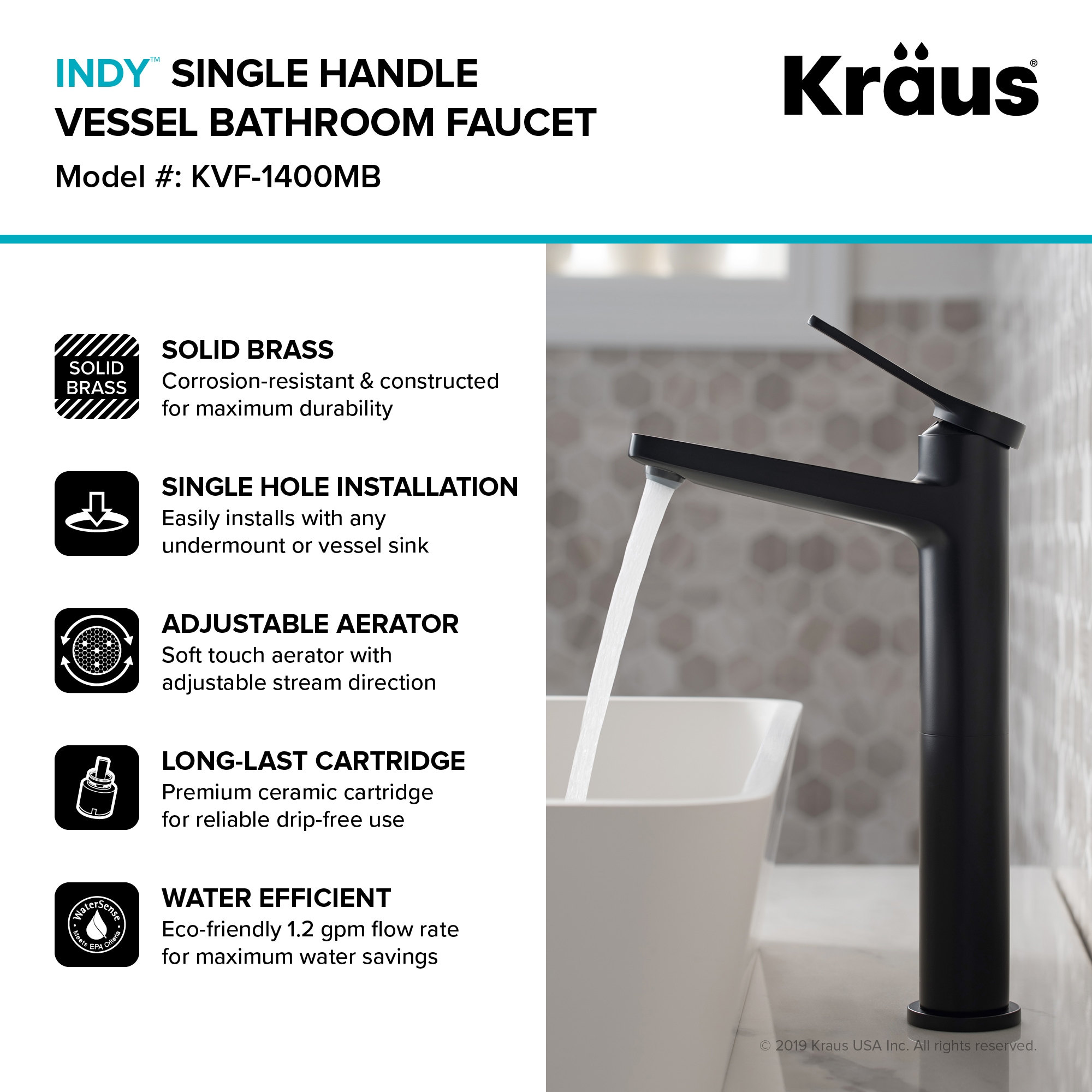Kraus KVF-1400MB Lavatory-Faucets - View #8