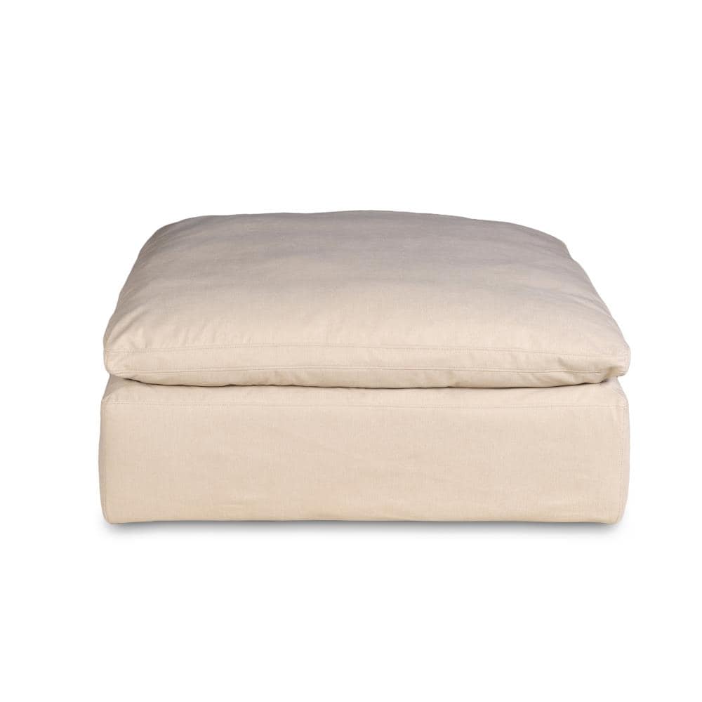 Sunset Trading Cloud Puff Casual Tan Ottoman at Lowes.com