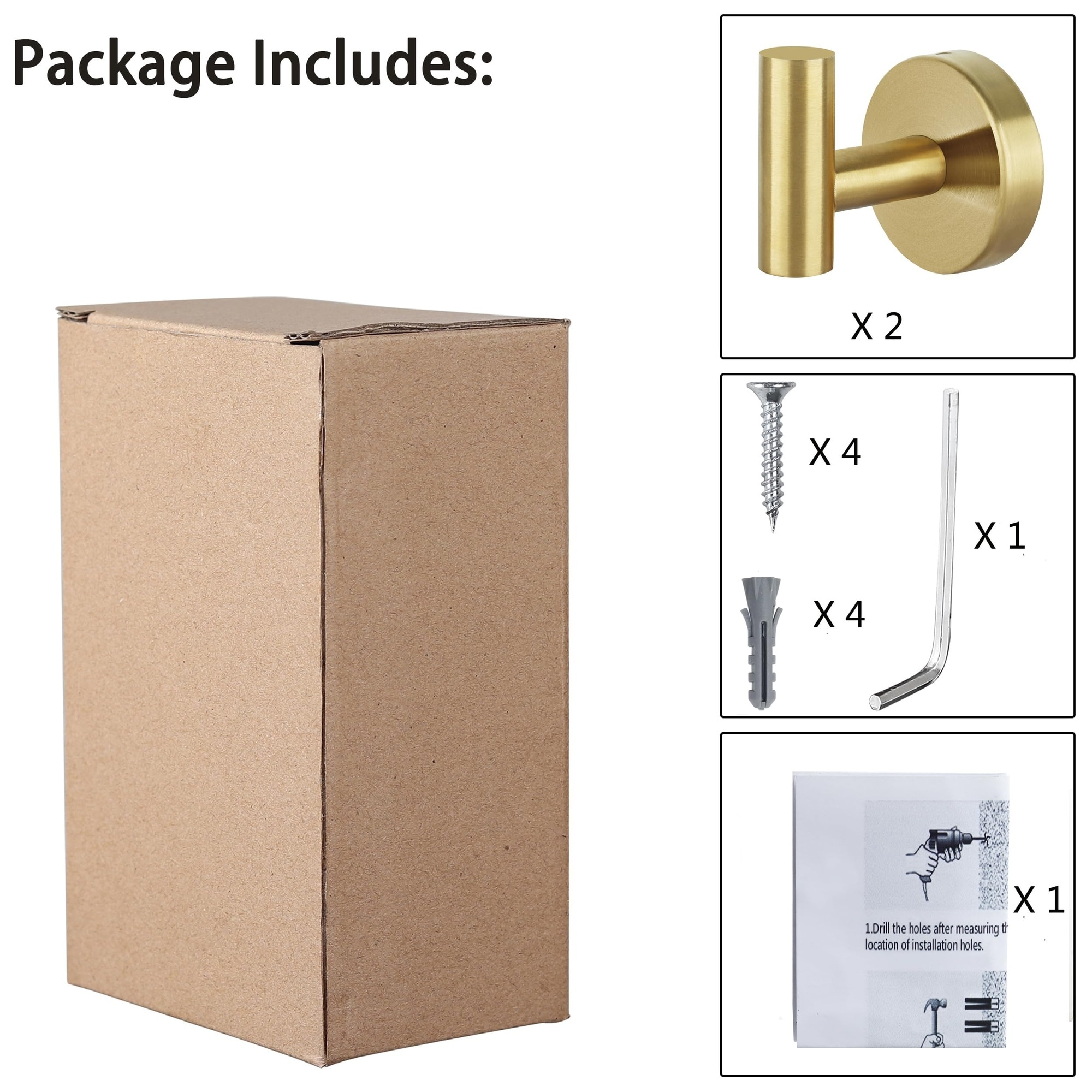 Vrbgify L05VG10098 Robe-Hooks - View #6