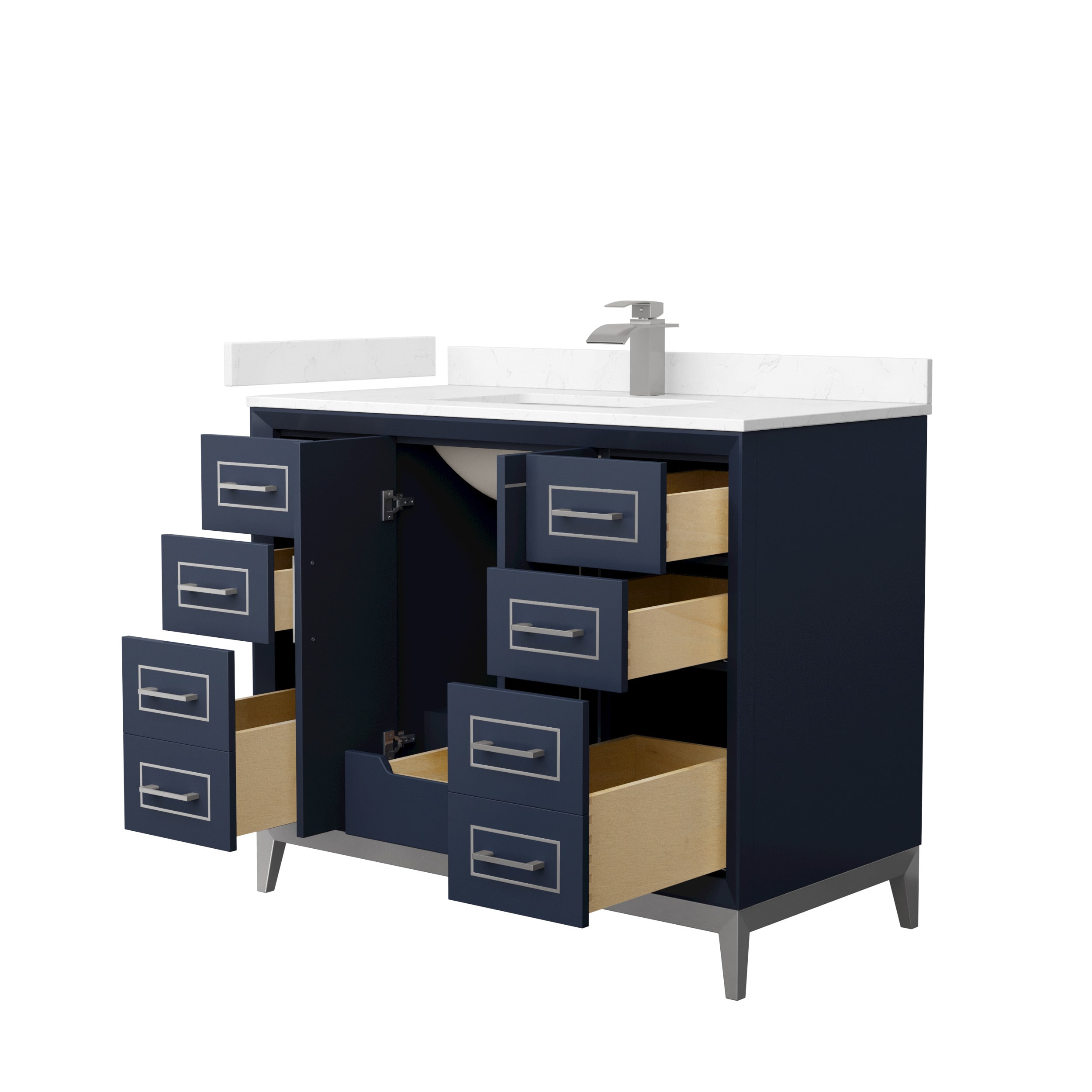 Wyndham Collection WCH515142SBNC2UNSMXX Bath-Vanity-Combo - View #2