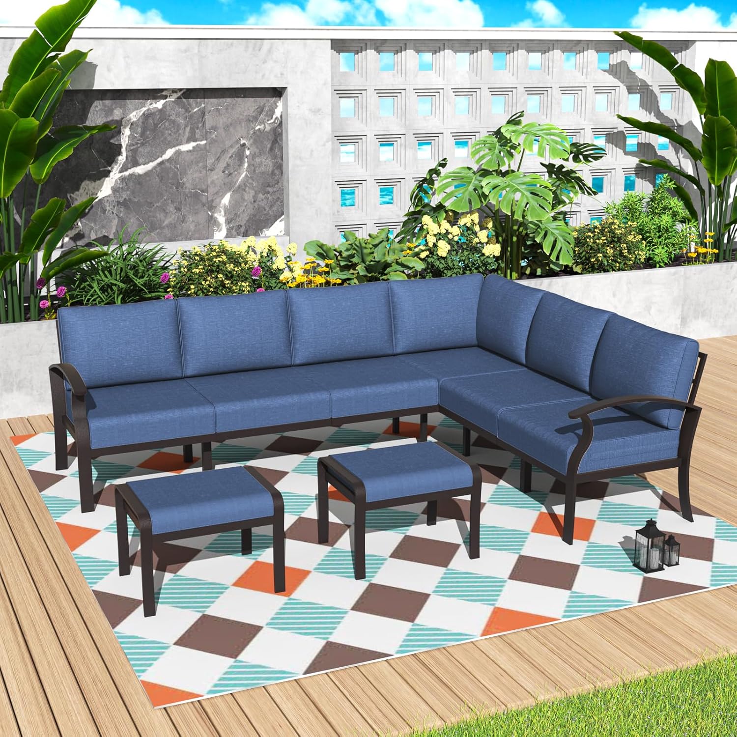 ALAULM LS-L6JD-NAVY Patio-Conversation-Sets - View #9