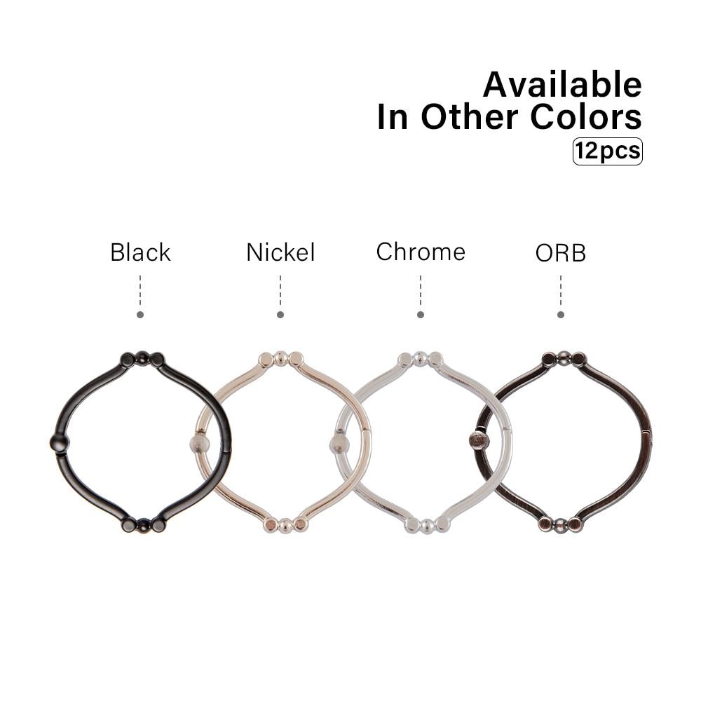 Utopia Alley HK12RB Shower-Rings-Hooks - View #9
