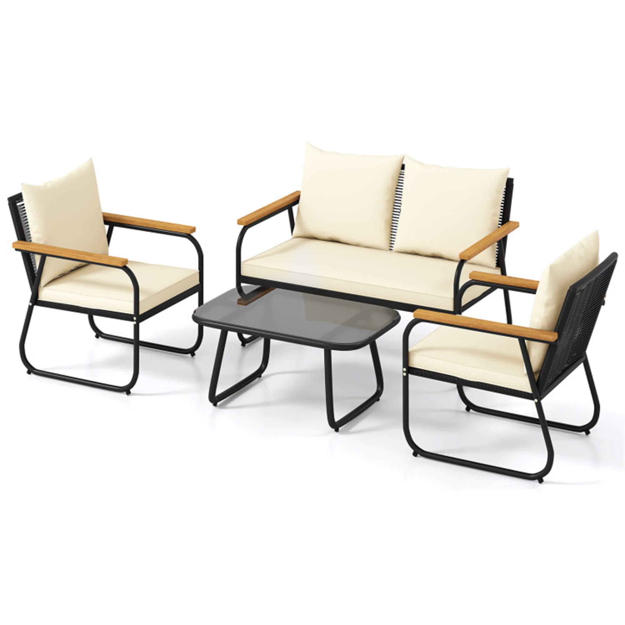 BABOOM BOM-11575BN-OR Patio-Conversation-Sets - View #2