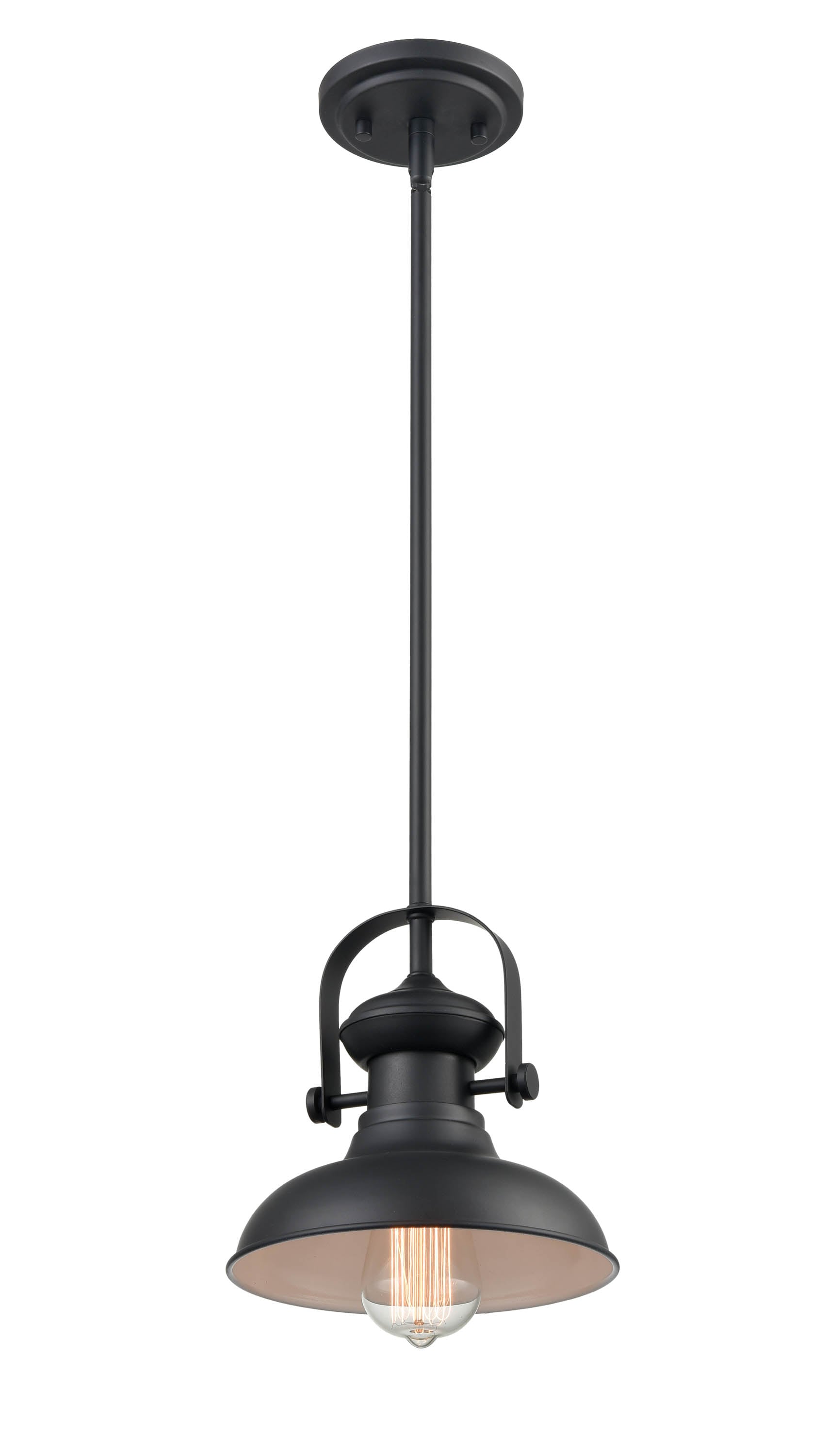 929 Lighting 90051-MB 929 Pendant Lighting 6-Light Matte Black Modern/Contemporary Geometric Mini Hanging Pendant Light