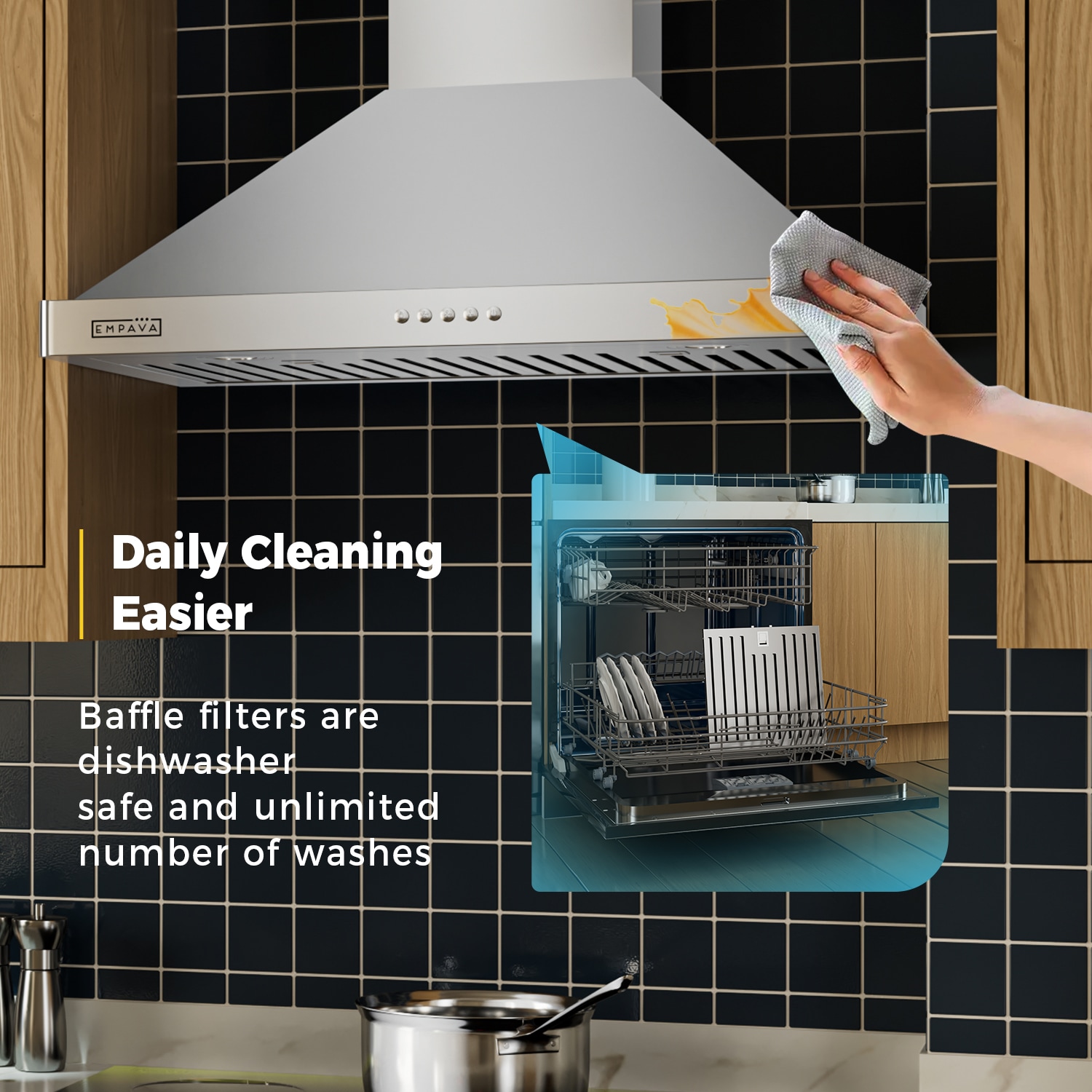 Empava EPV-30RH05 Wall-Mounted-Range-Hoods - View #3