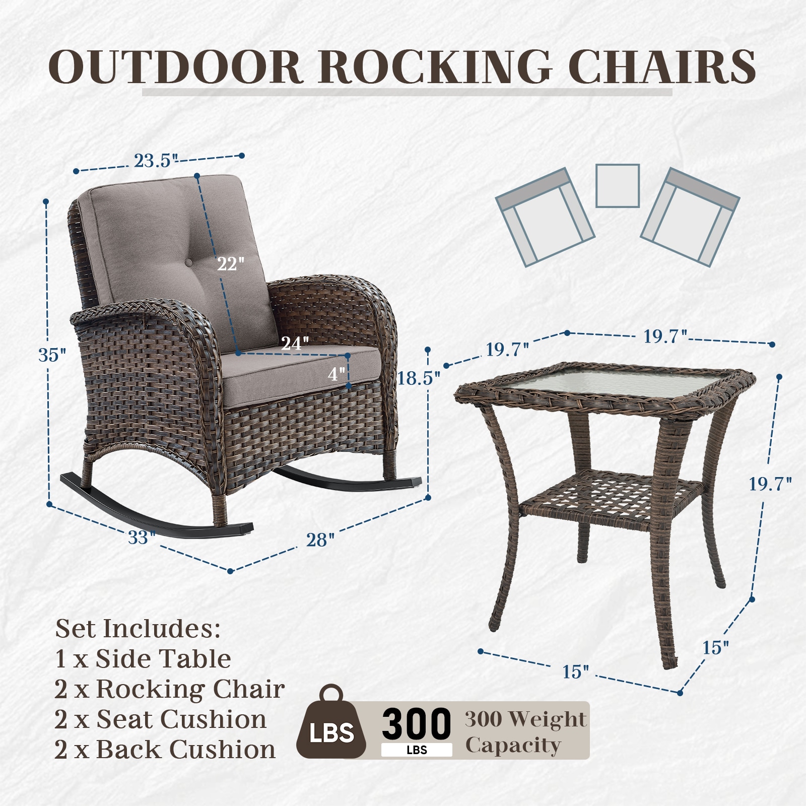  PA086-3 Patio-Chairs - View #8