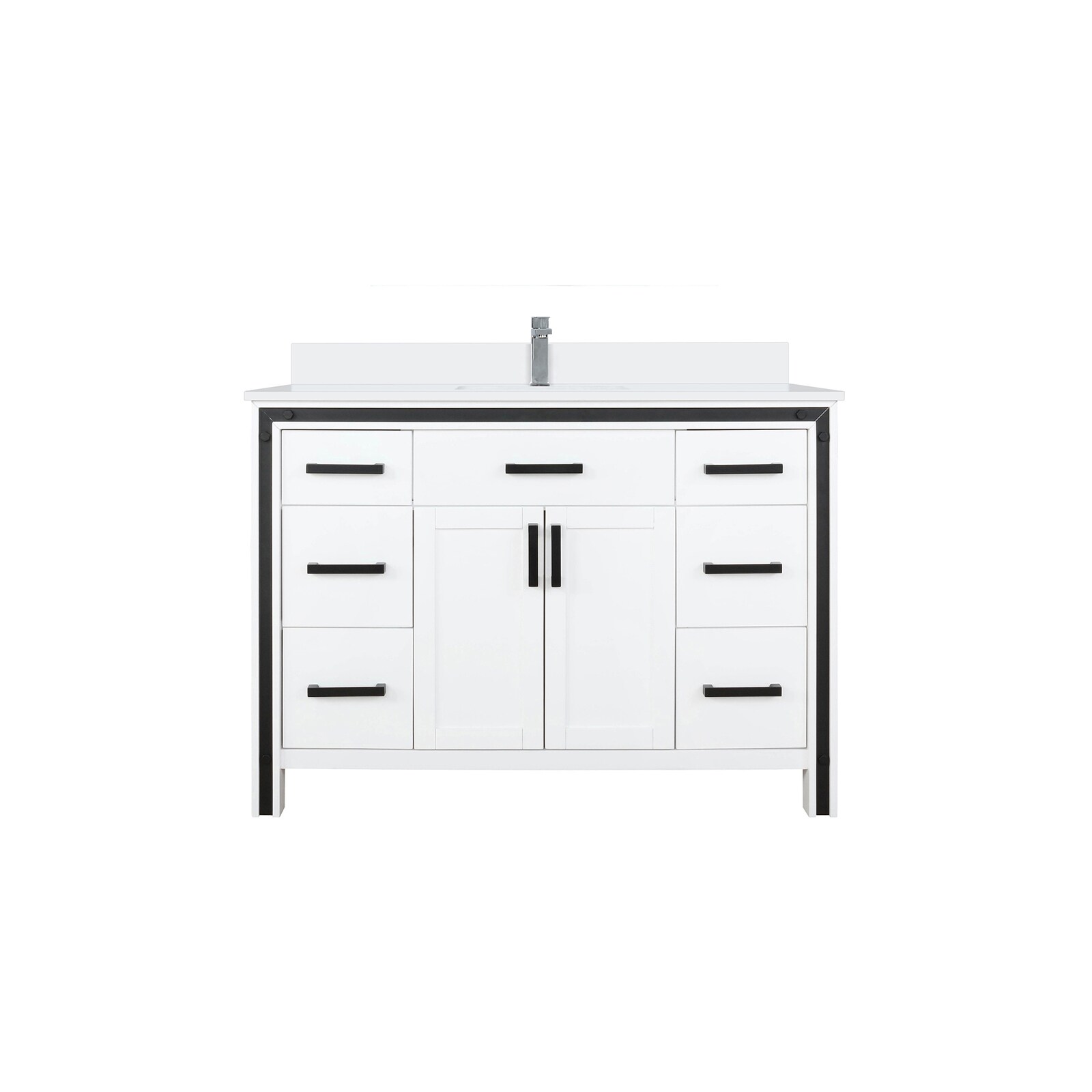 Lexora LVZV48SA201 Bath-Vanity-Combo - View #2