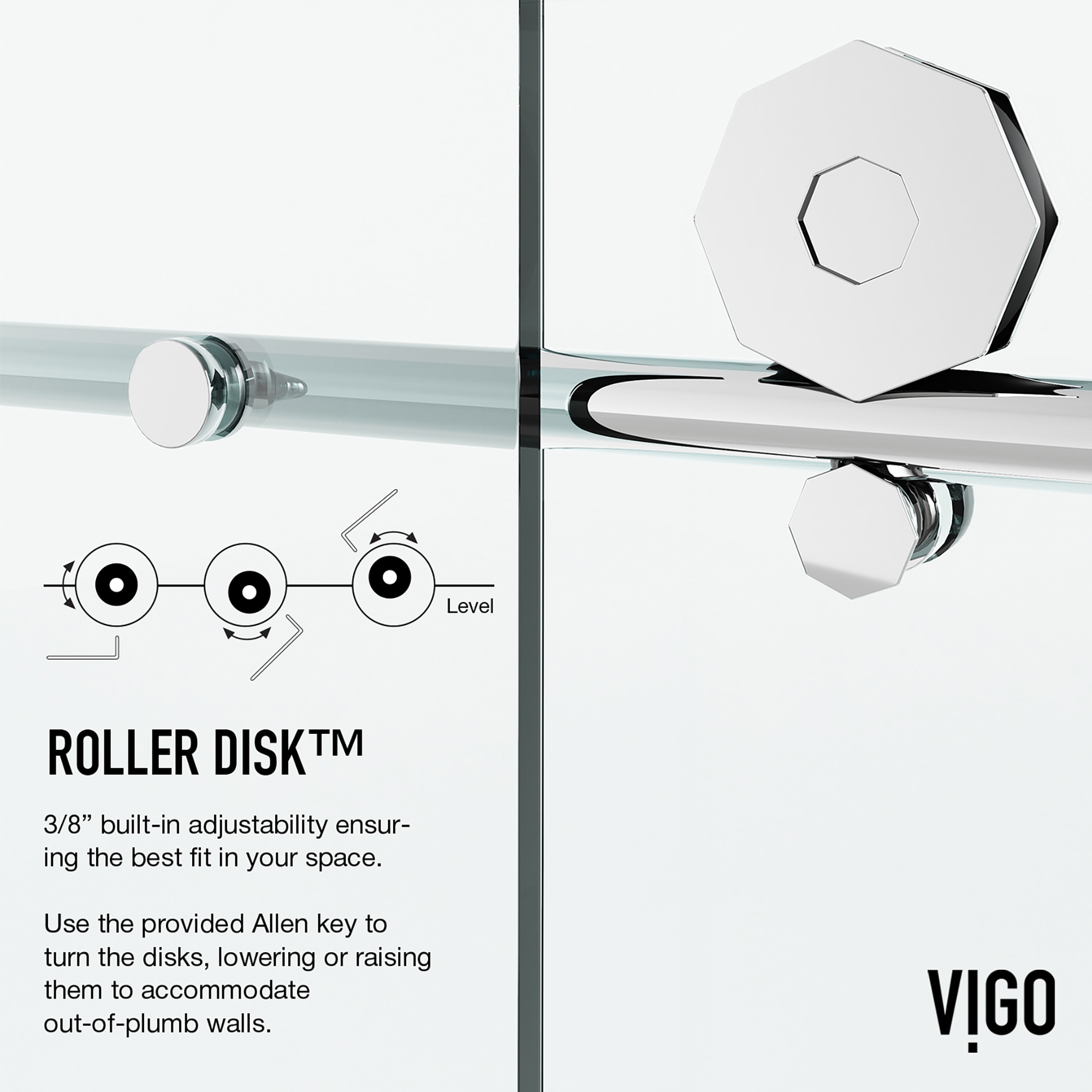 VIGO VG6022CHCL6076 Shower-Doors - View #10