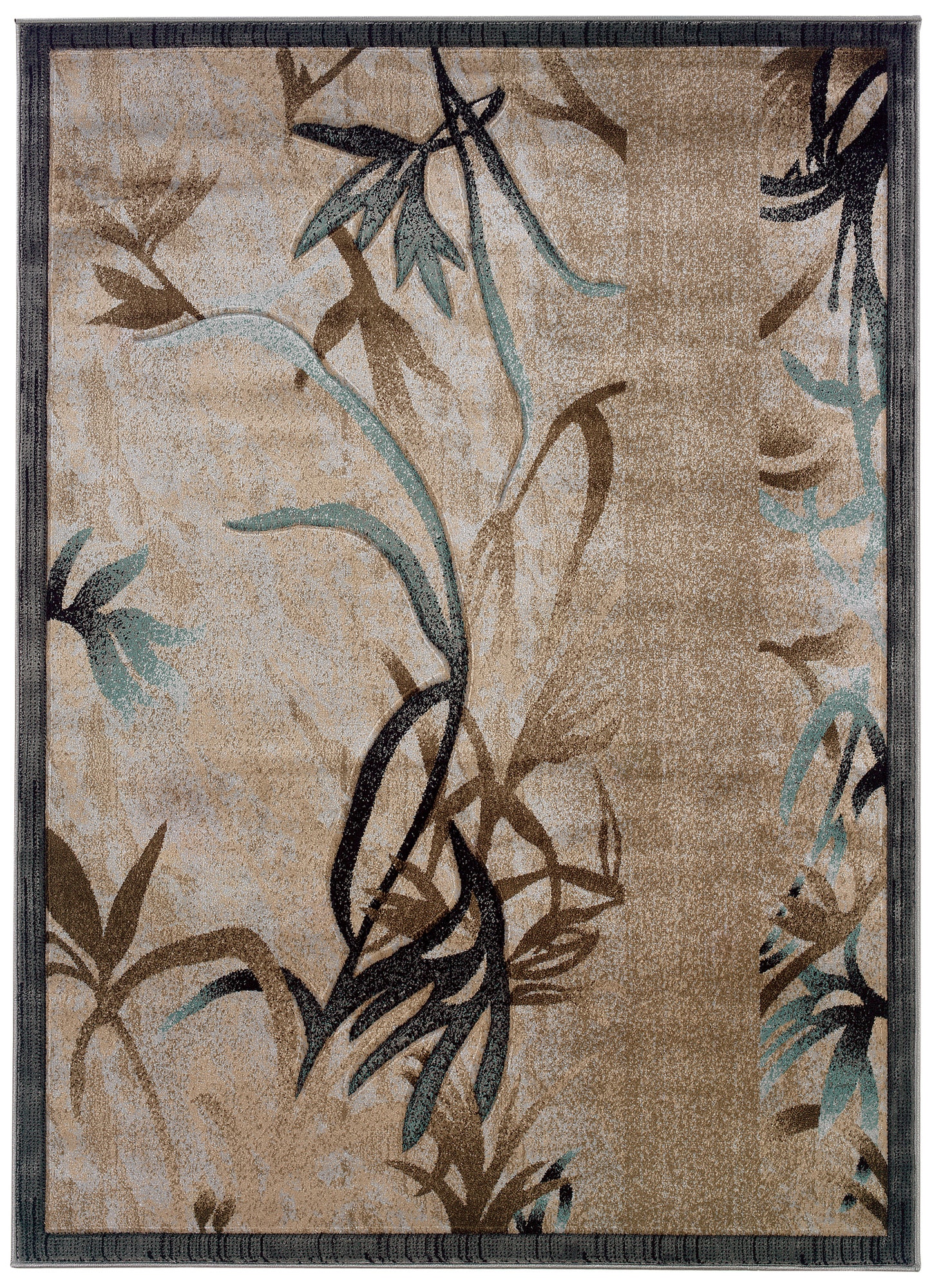 Linon RUG-MN3081 Milan 8 X 10 (ft) Beige Indoor Geometric Area Rug