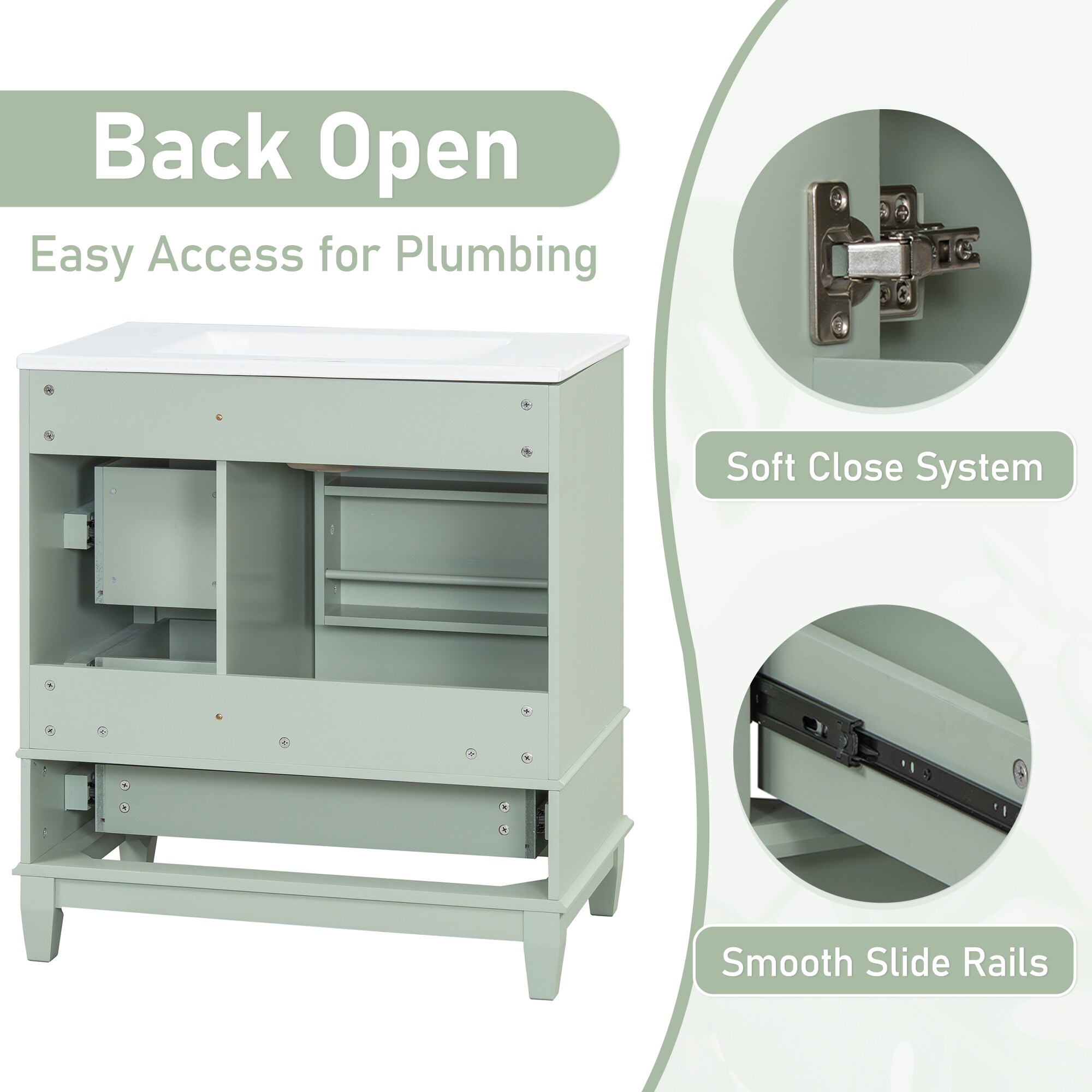 Tatayosi JJ-25994G Bath-Vanity-Combo - View #6