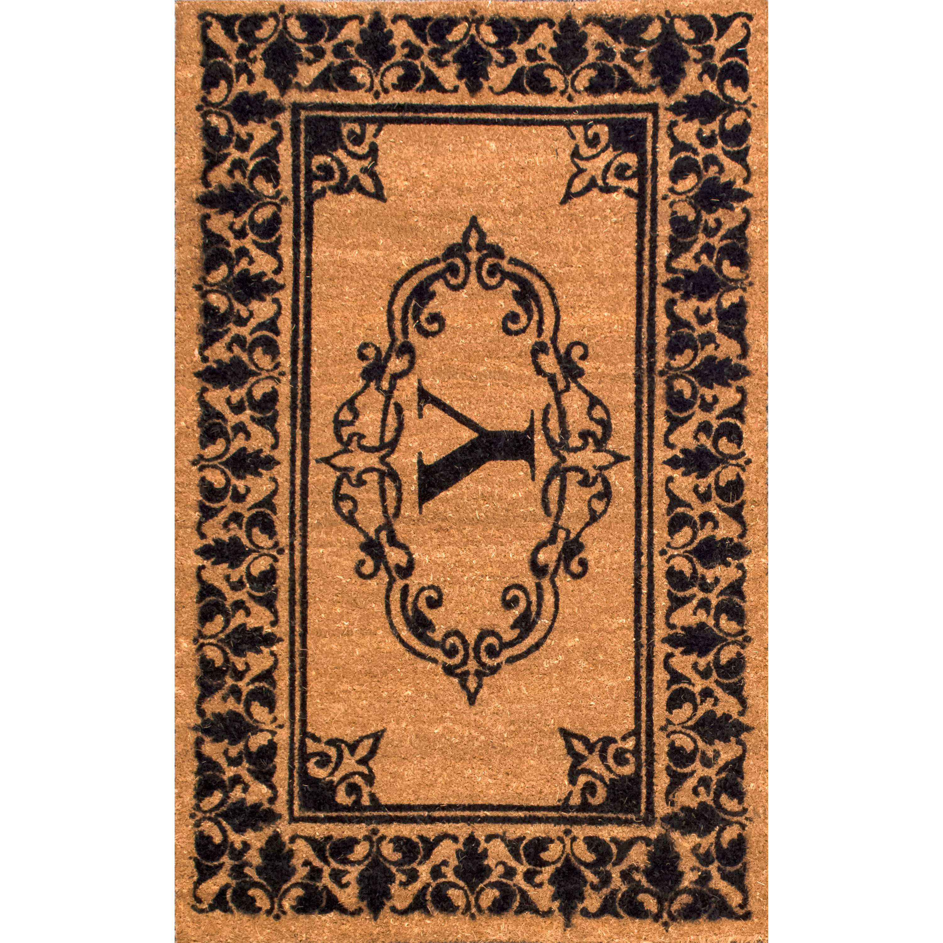 nuLOOM NCJC10Y-2604 Natura 2 x 4 (ft) Loomed Seagrass Letter Y Rectangular Indoor Area rug