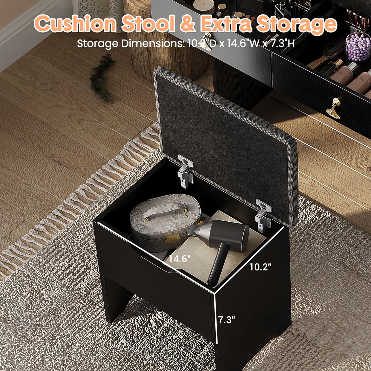 Garvee YYWPHO33N7E8AA Bedroom-Vanities - View #4