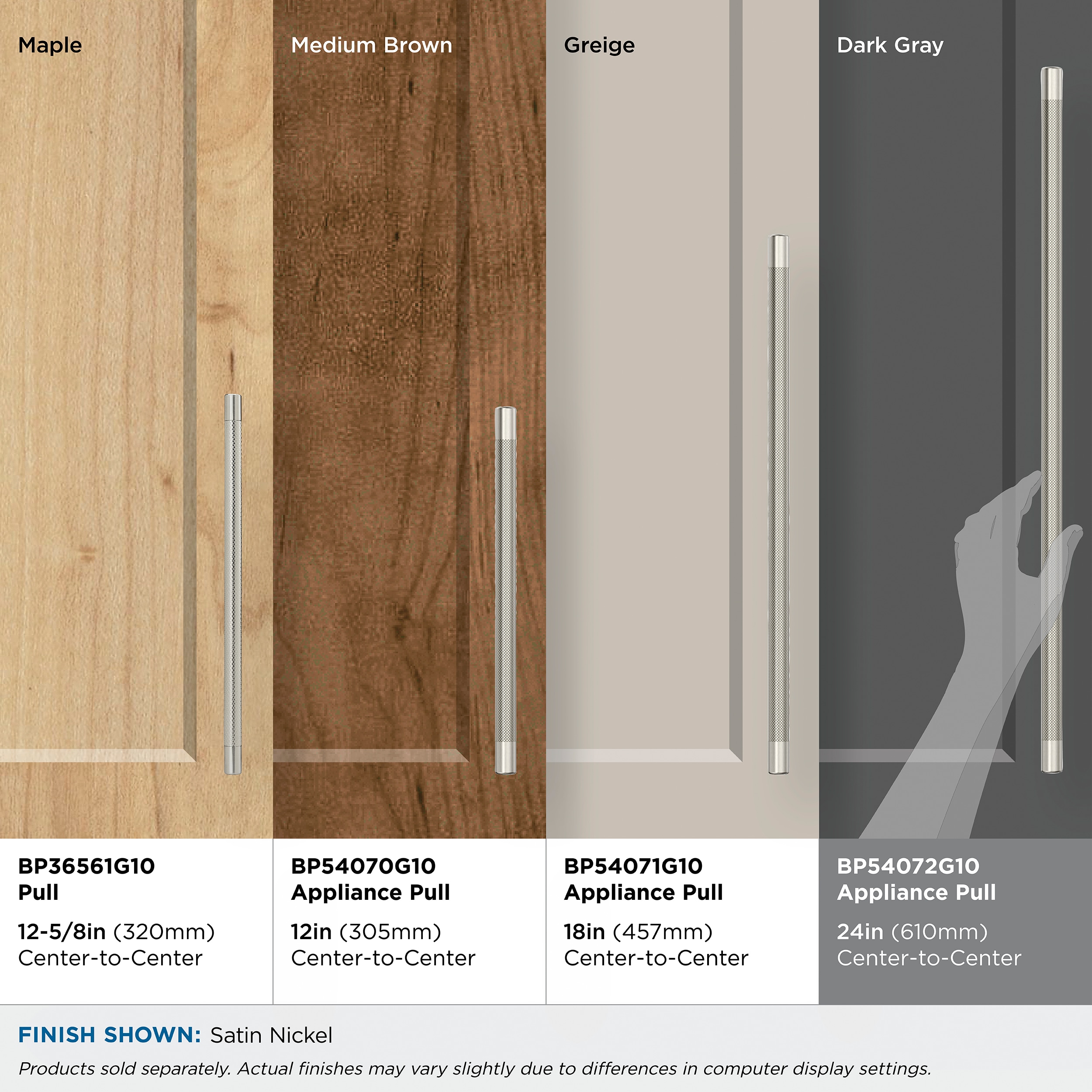 Amerock BP54072G10 Cabinet-Pulls - View #8