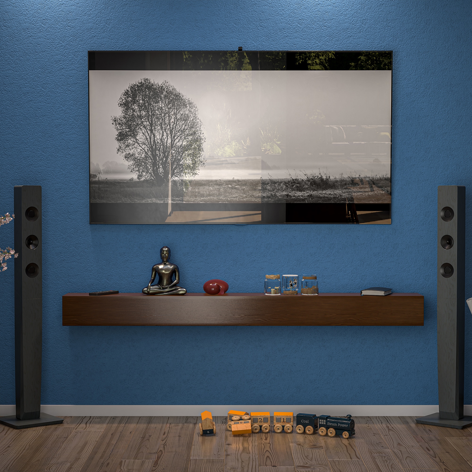 Gaierptone CRXZ8I4CPXQ Wall-Mounted-Shelving - View #4