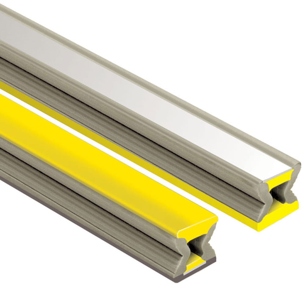 Schluter Systems EZC/CG6 Dilex-EZ 0.25-in W x 98.5-in L Chrome/yellow PVC Tile Edge Trim