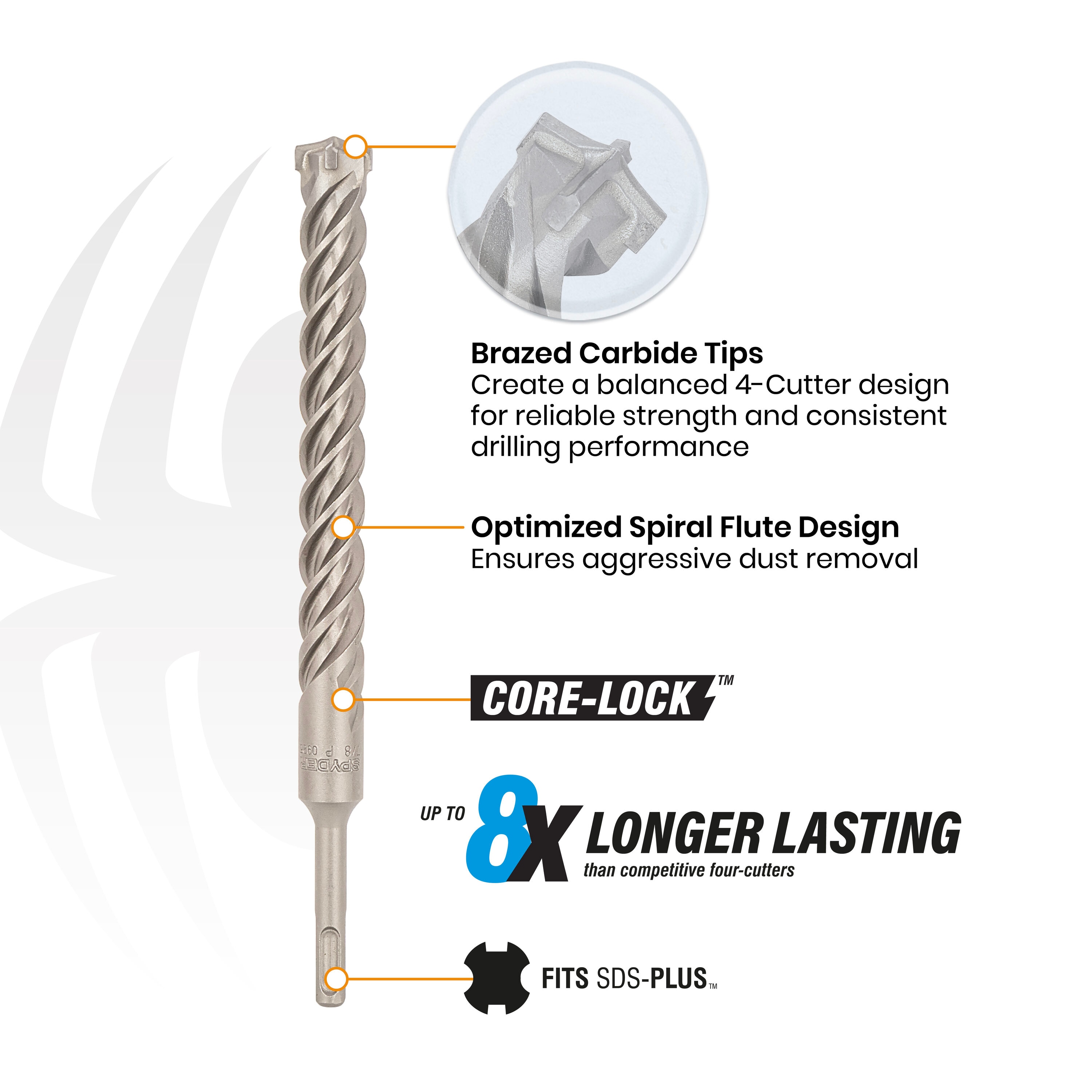 Spyder 950000 Cement-Masonry-Drill-Bits - View #9