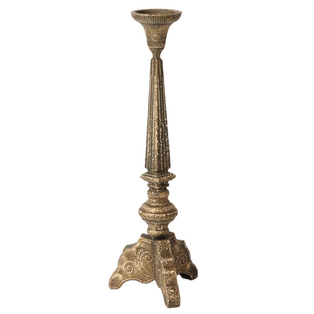 Benzara BM165400 1 Candle Pillar Candle Holder