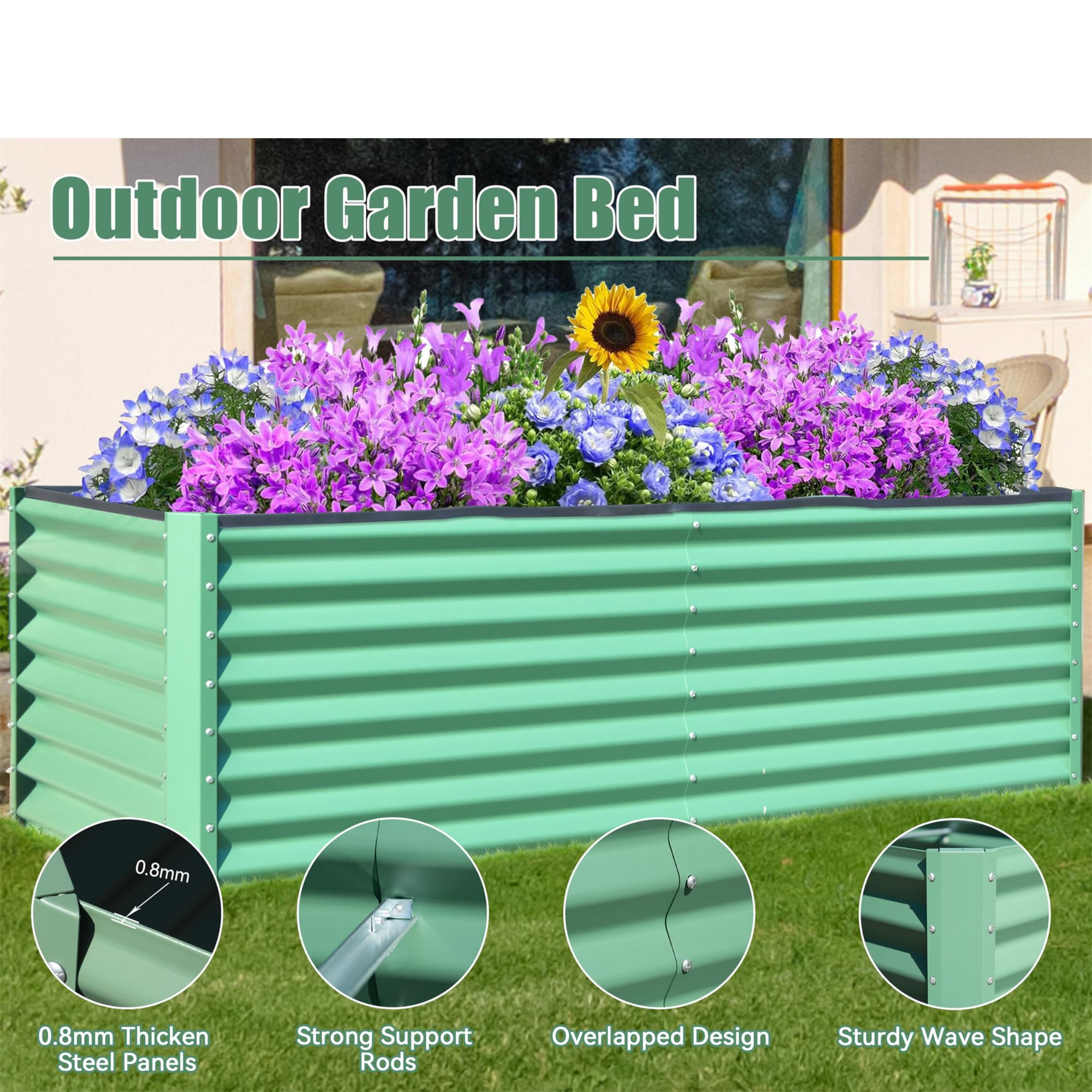BABOOM BOM-P197925-OR Raised-Garden-Beds - View #7