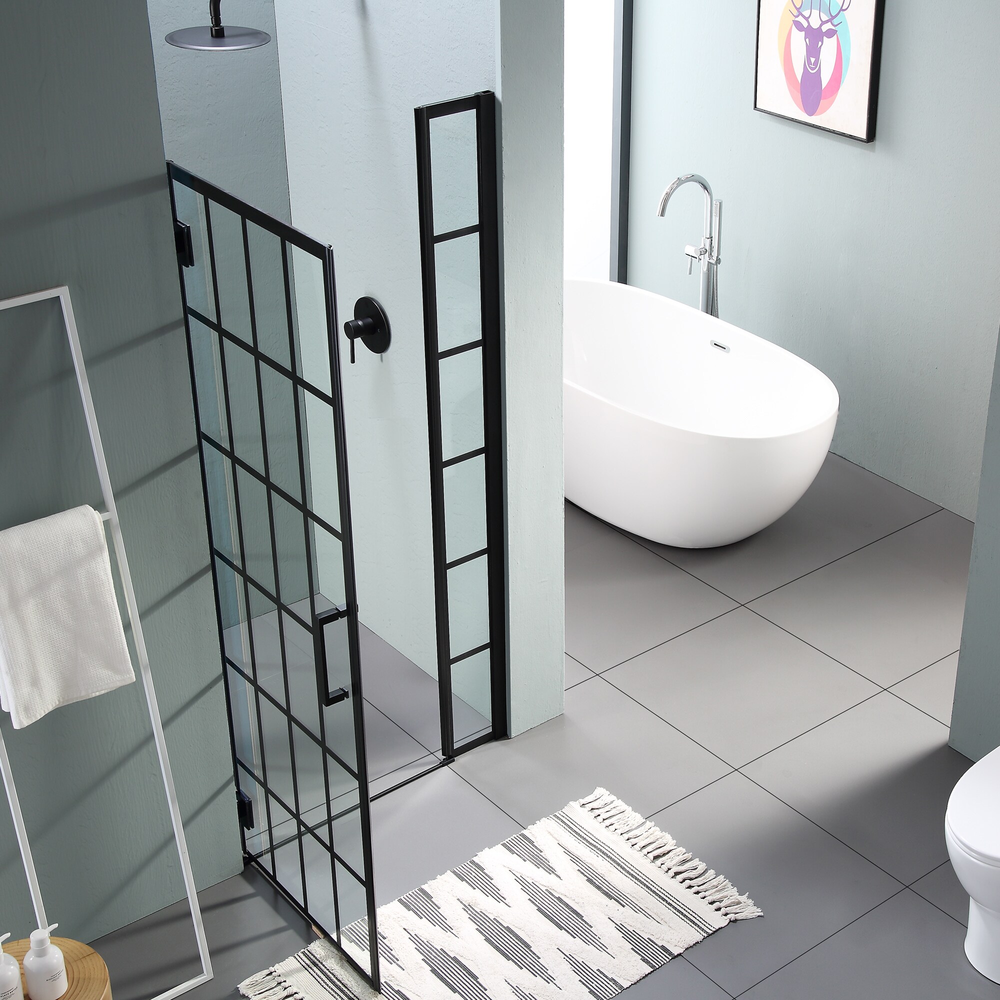 Lordear HBRJ-LD-6B21-34MB Shower-Doors - View #12