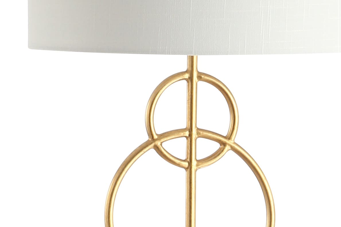 Arc Elegance 60" White Marble & Gold Metal LED Floor Lamp