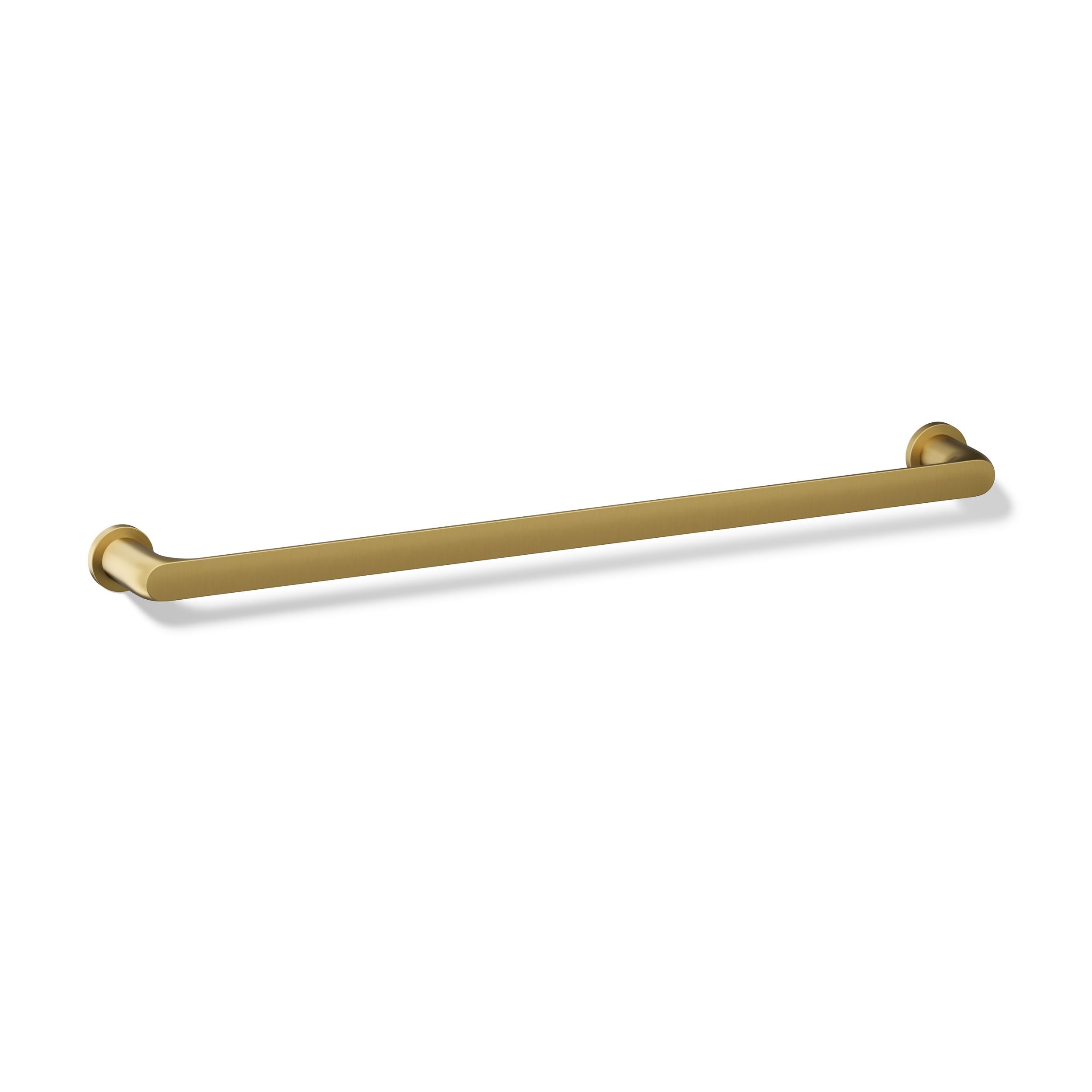 KOHLER Avid 24-in Adjustable VibrantBrushedModerneBrass Wall-mount Single Towel Bar