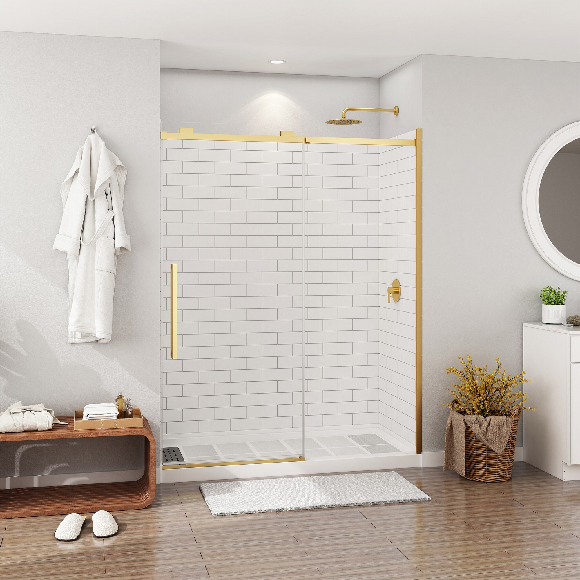 CASAINC CABR1301BG10L15 Alcove-Shower-Kit - View #5