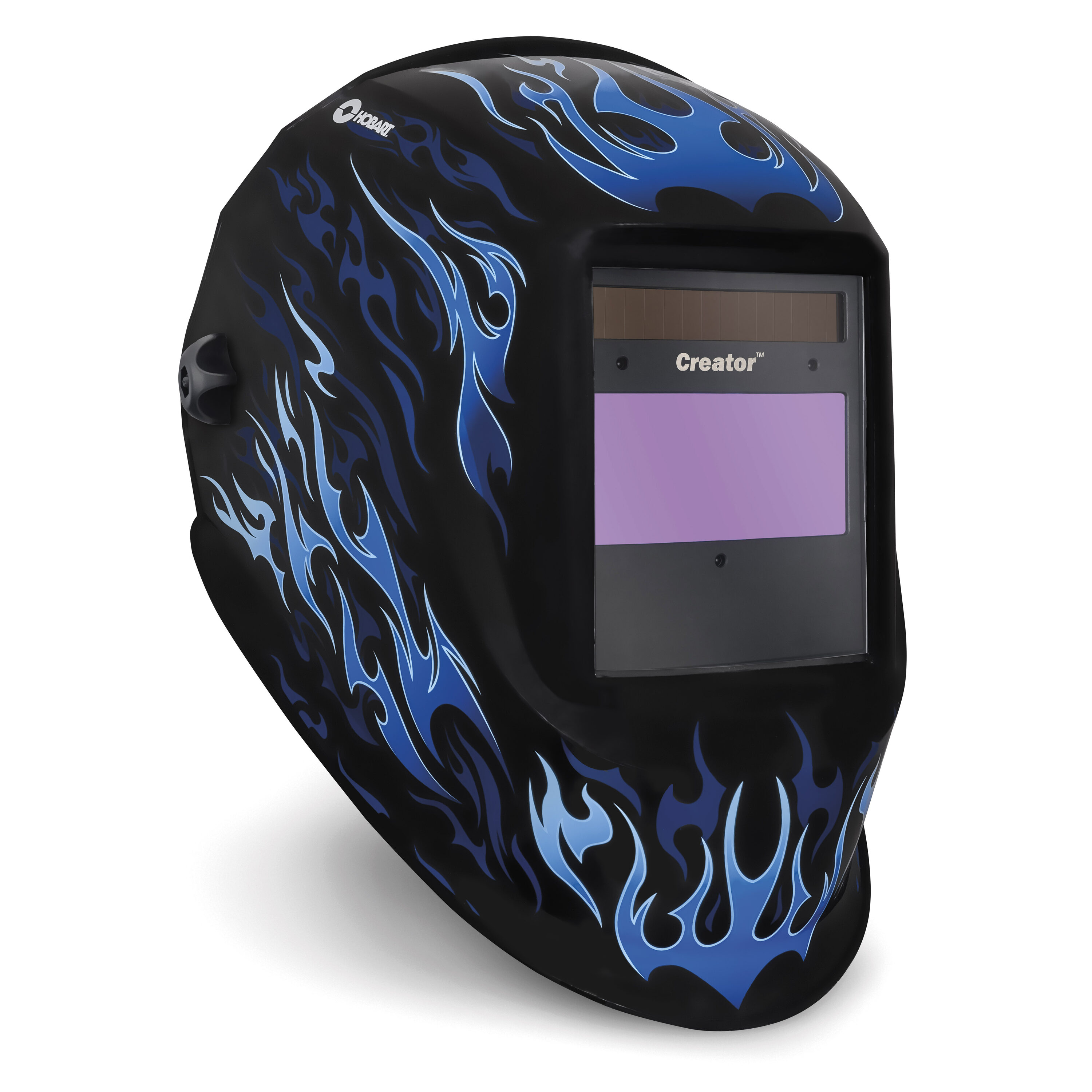 Hobart 771016 Auto Darkening Variable Shade Black/Blue Glossy Welding Helmet